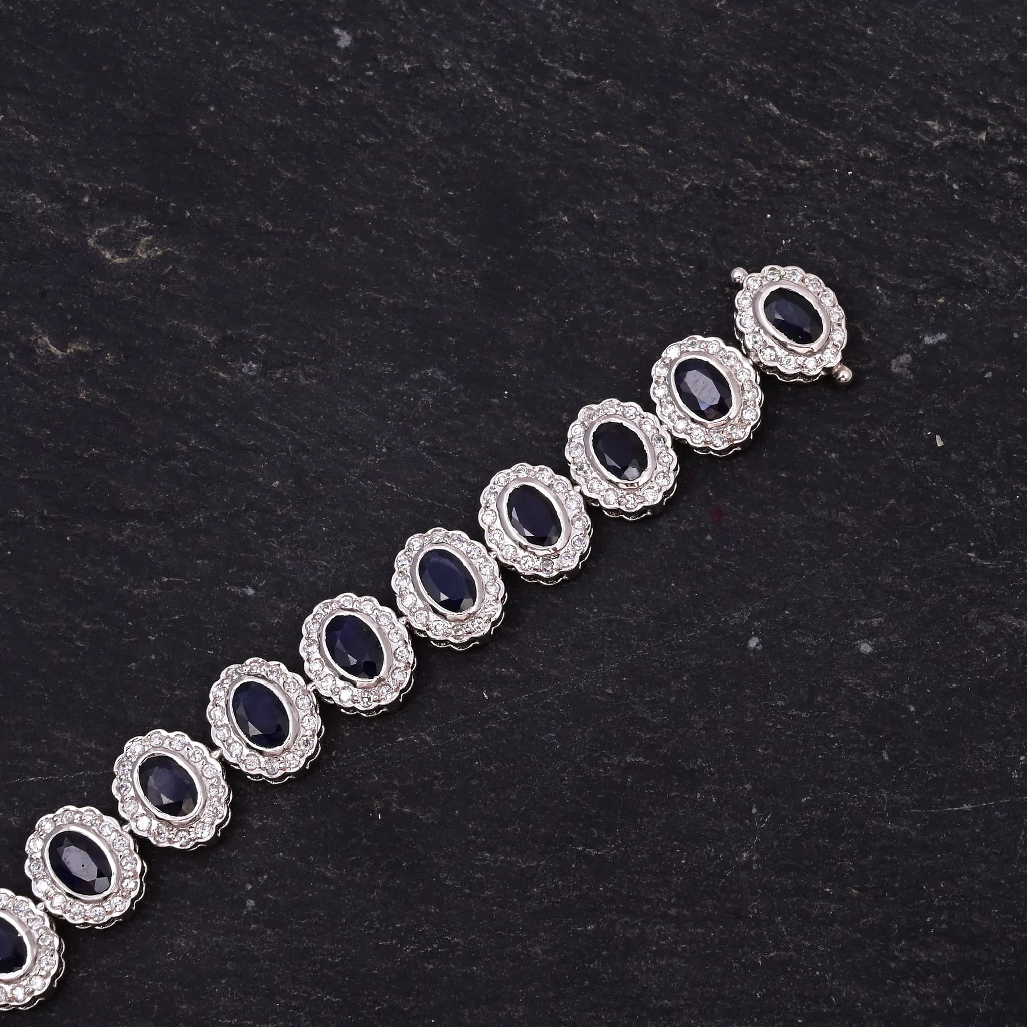 Midnight Royale Sapphire Bracelet