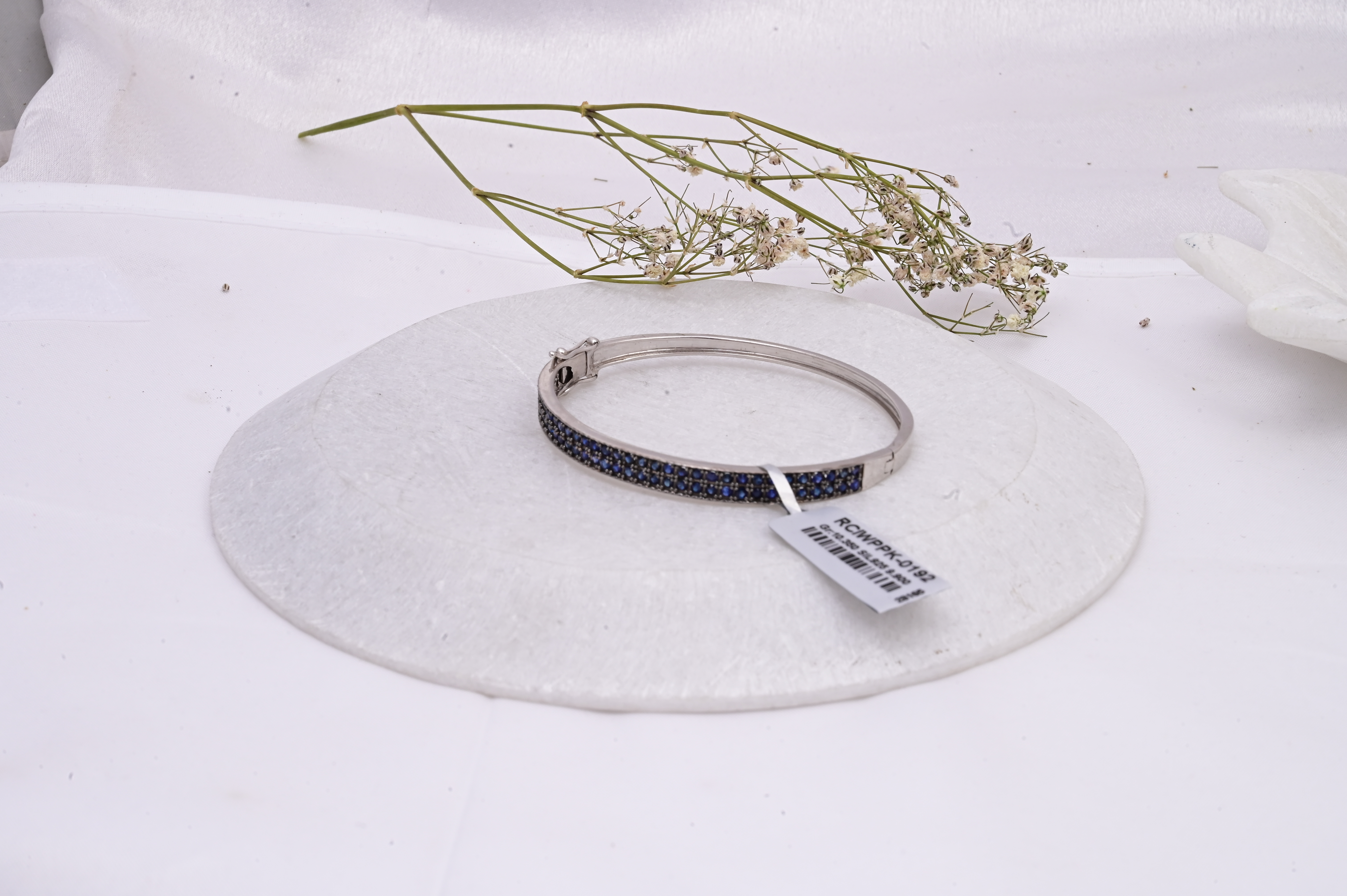 Midnight Sapphire Pavé Bangle