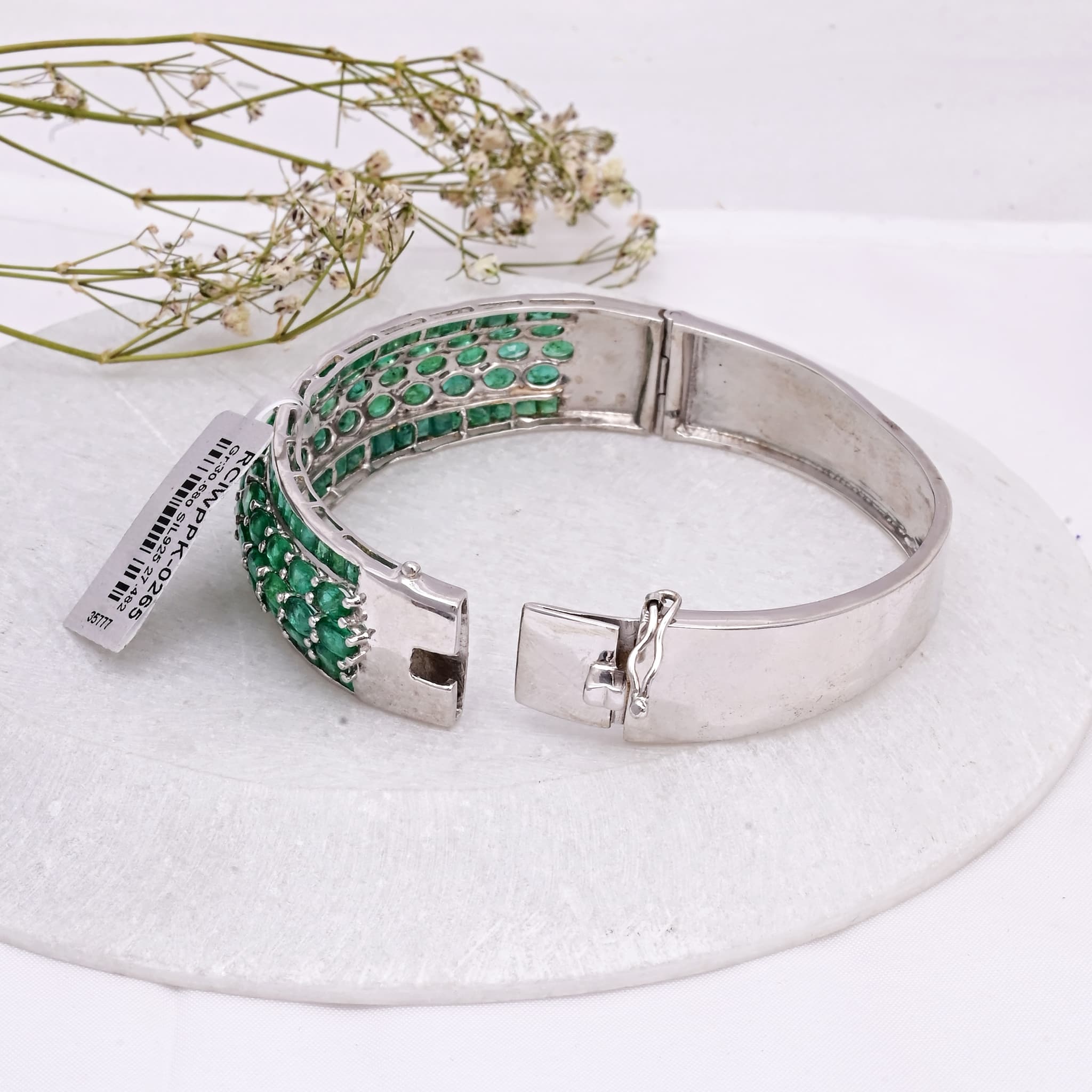 Emerald Royale Cuff Bangle