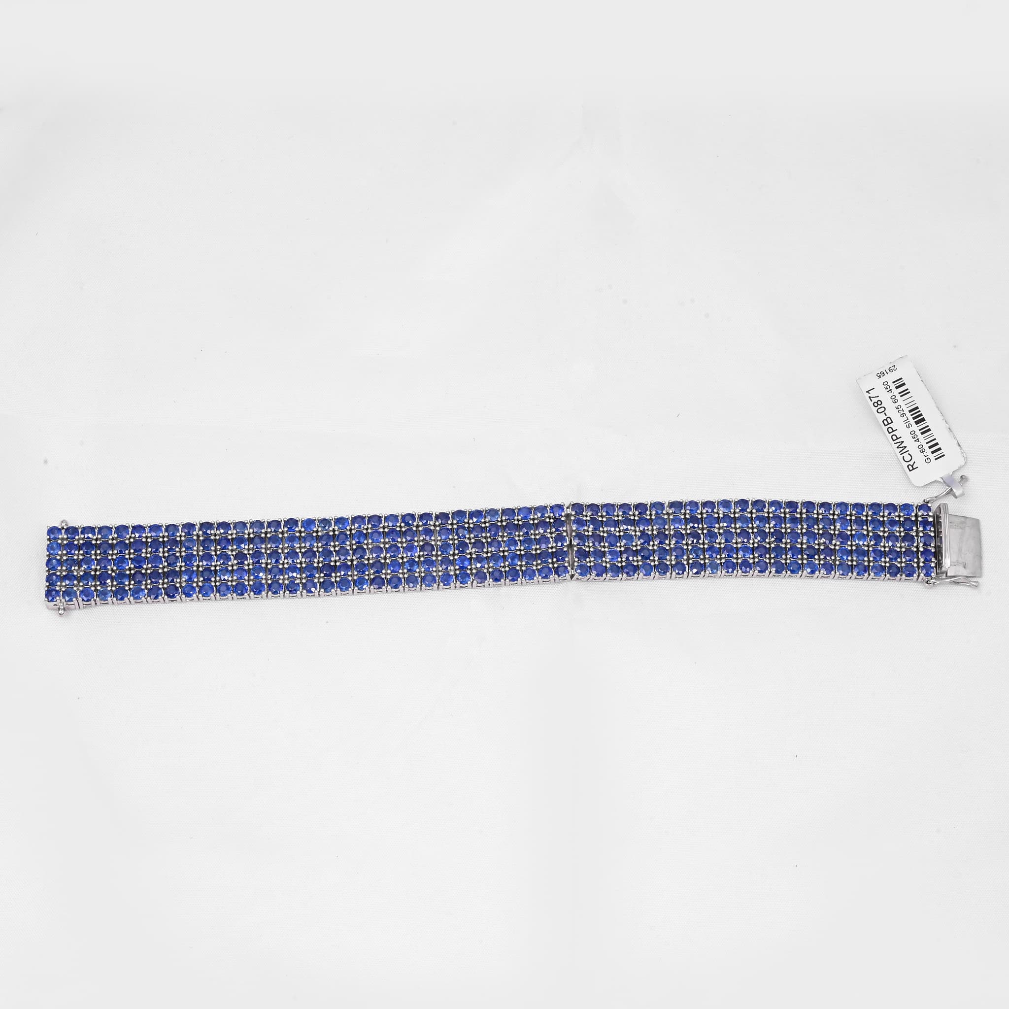 Royal Sapphire Statement Bracelet