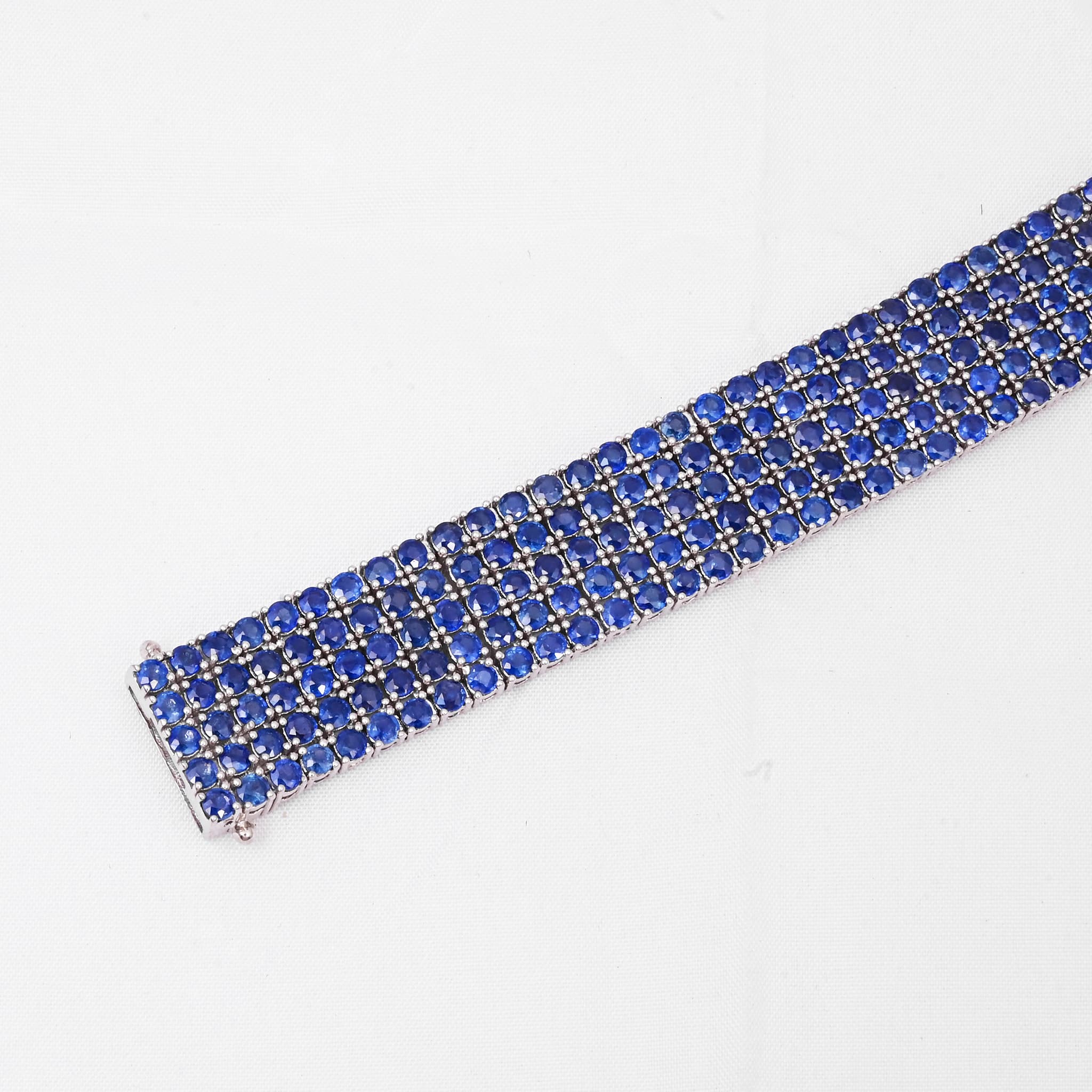 Royal Sapphire Statement Bracelet alternate view
