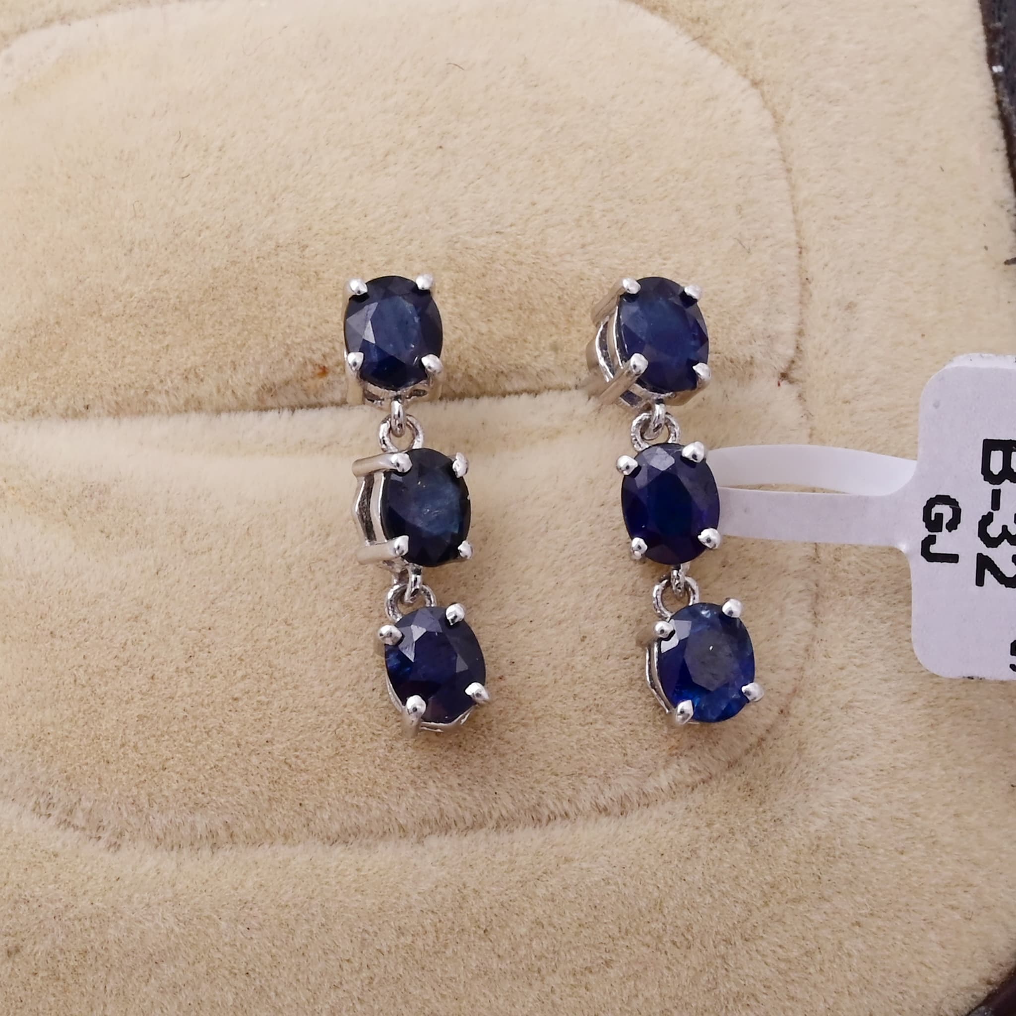 Celeste Sapphire Drop Earrings
