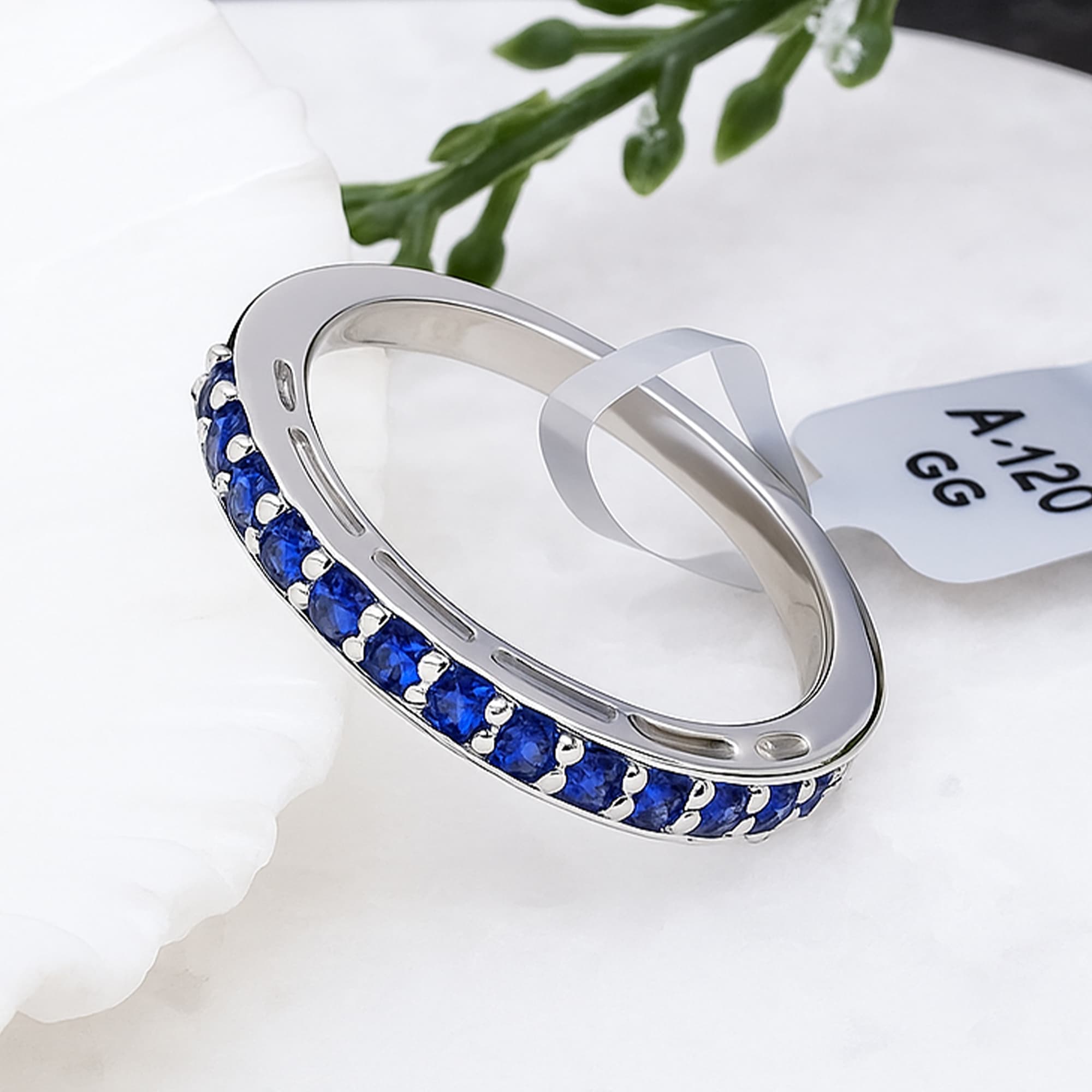 Sapphire Eternity Band Ring