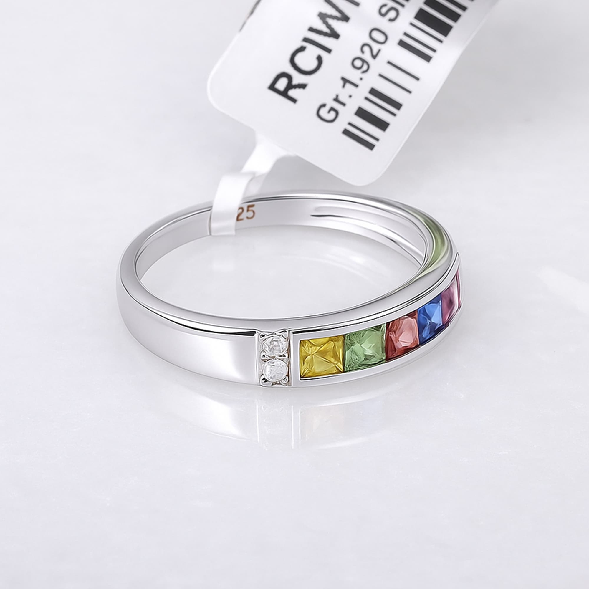 Spectrum Sapphire Band Ring alternate view