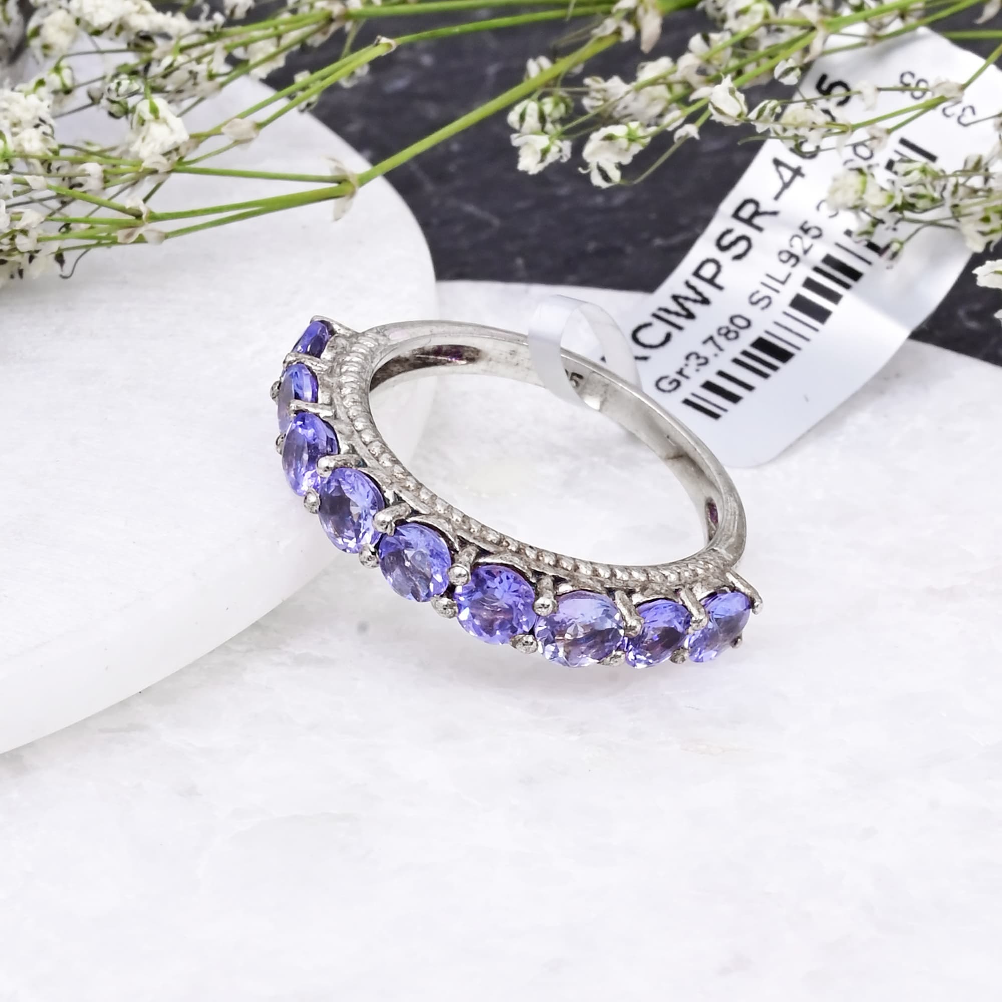 Twilight Tanzanite Eternity Ring