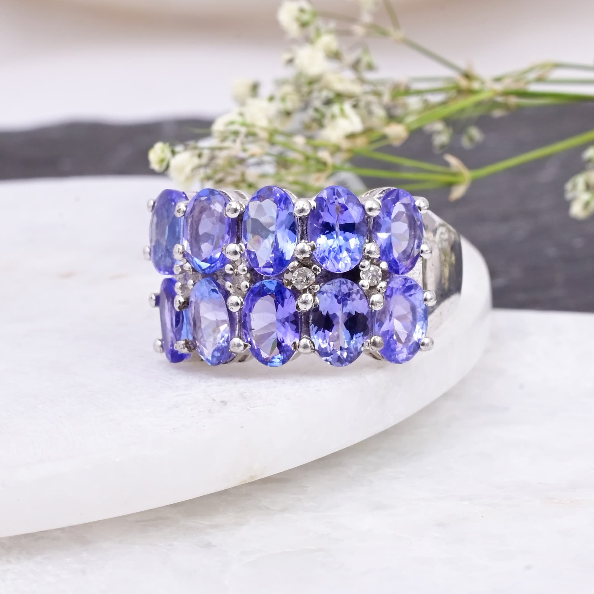 Royal Tanzanite Galaxy Ring