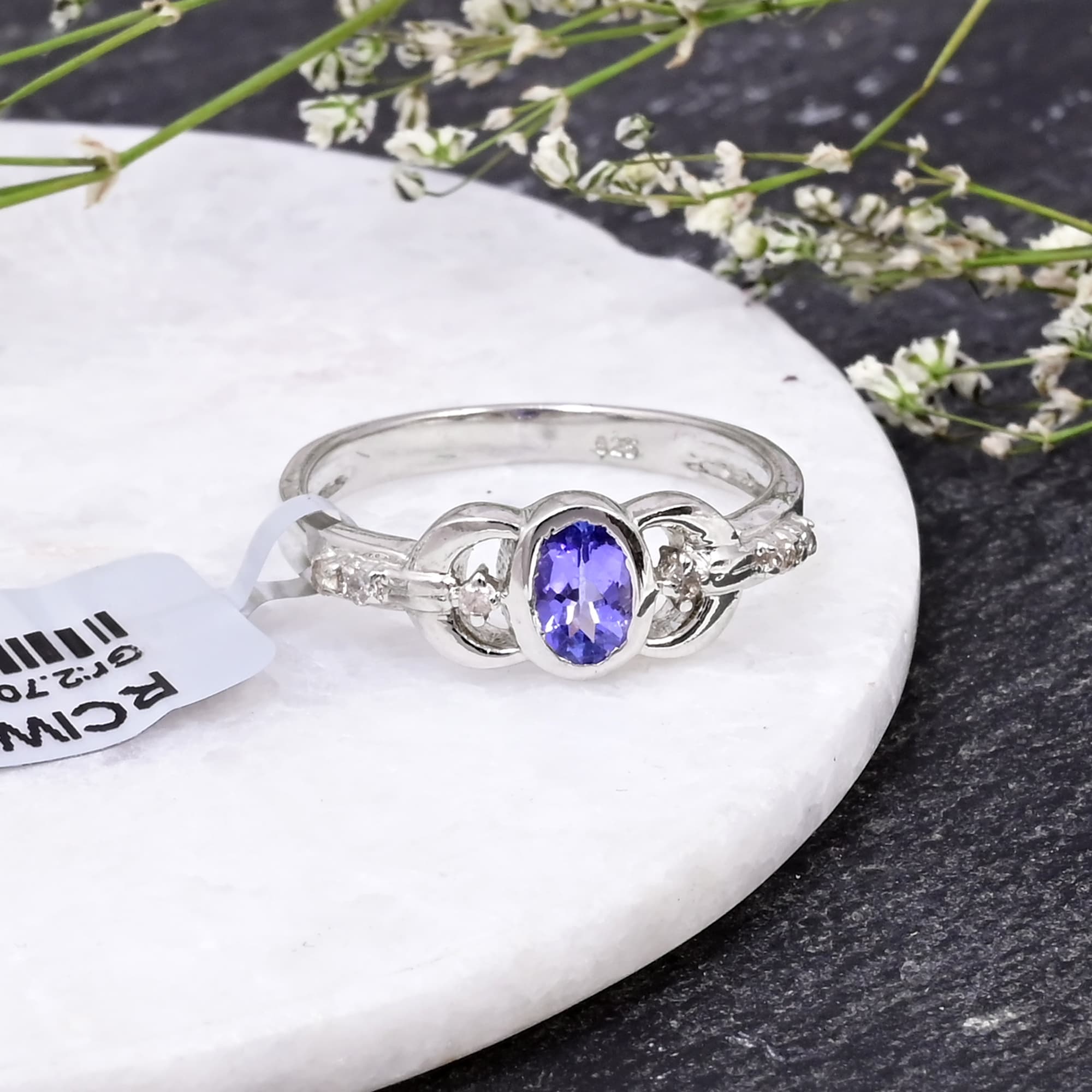 Twilight Grace Tanzanite Ring