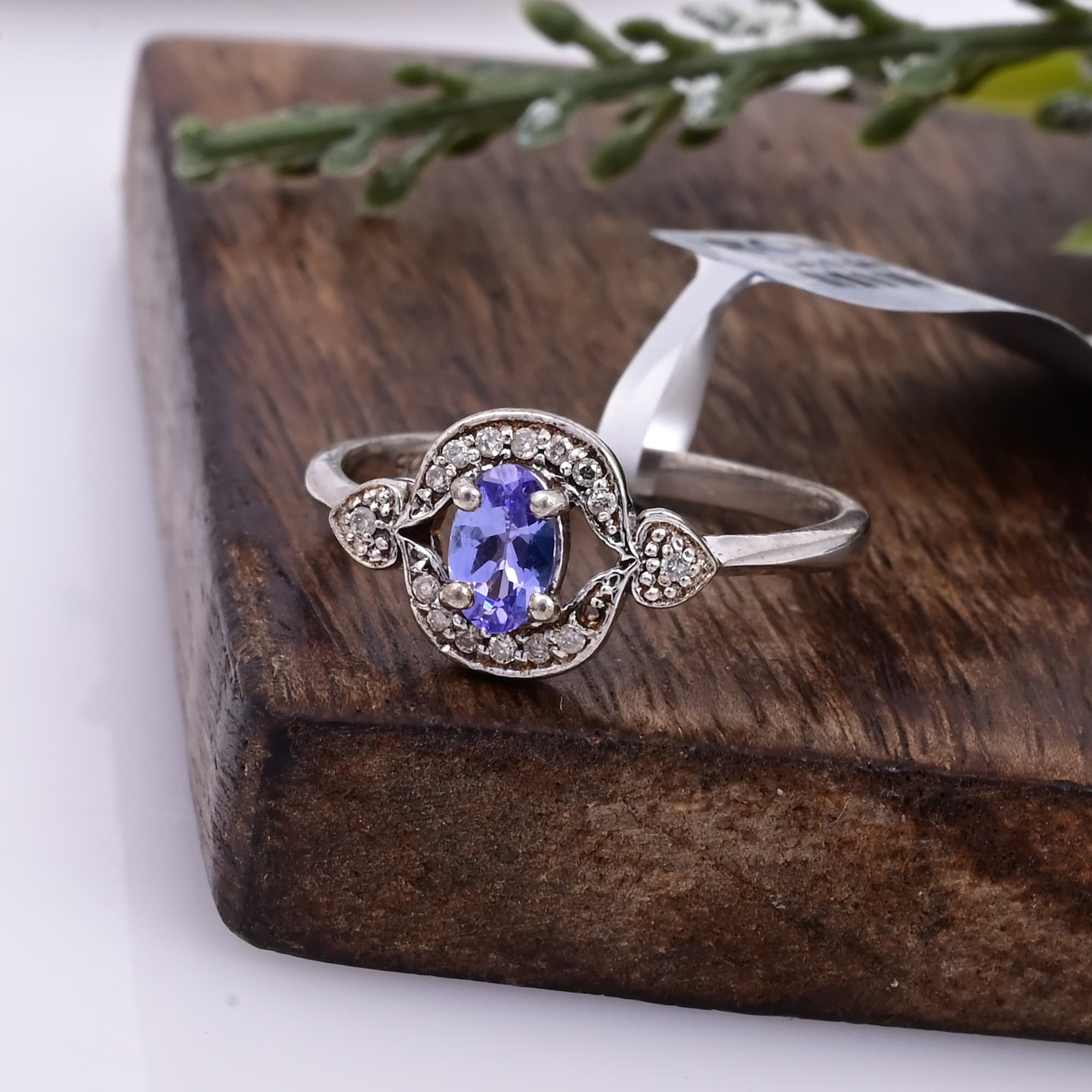 Celestial Heart Tanzanite Ring