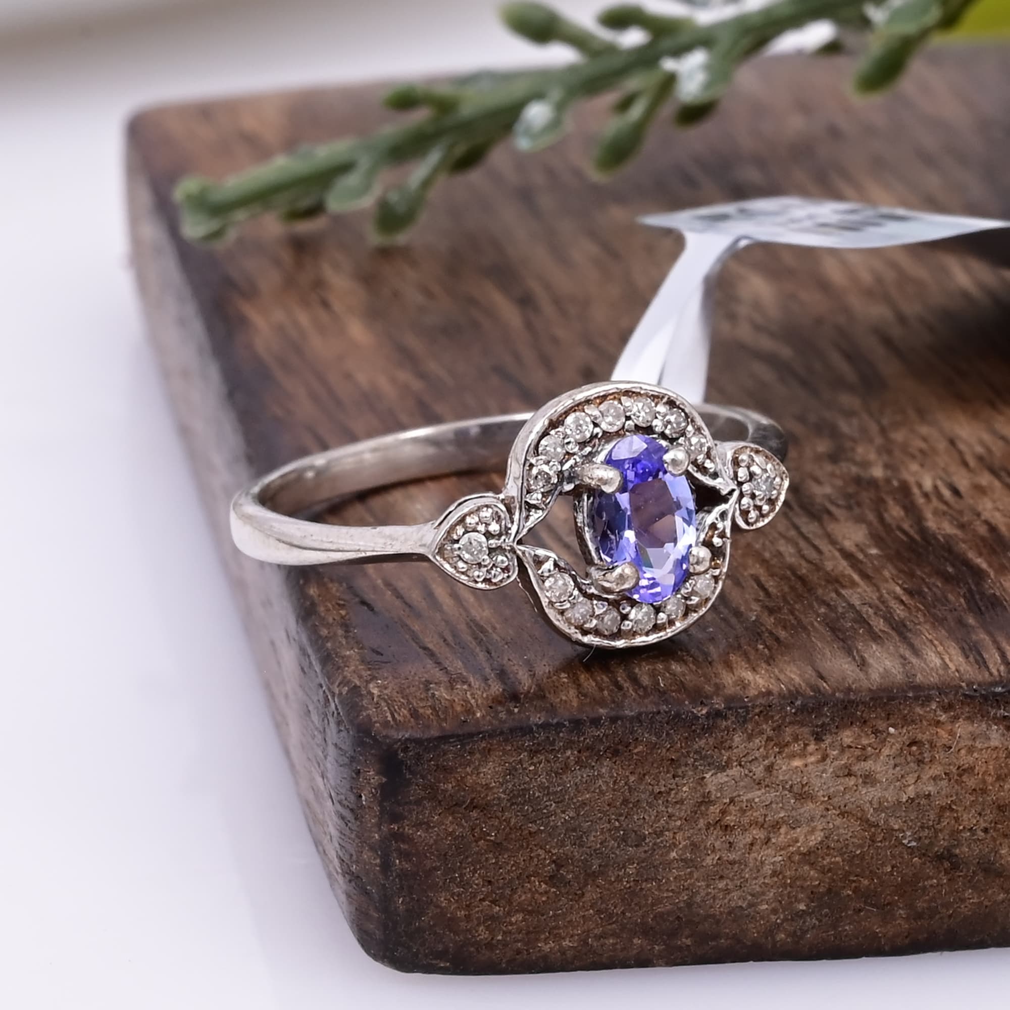 Celestial Heart Tanzanite Ring alternate view