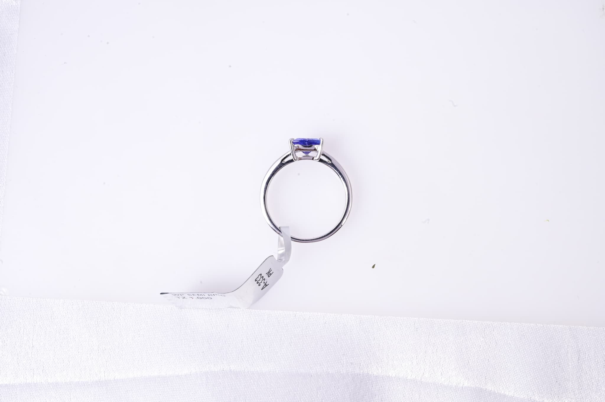 Celestial Trillion Tanzanite Solitaire Ring
