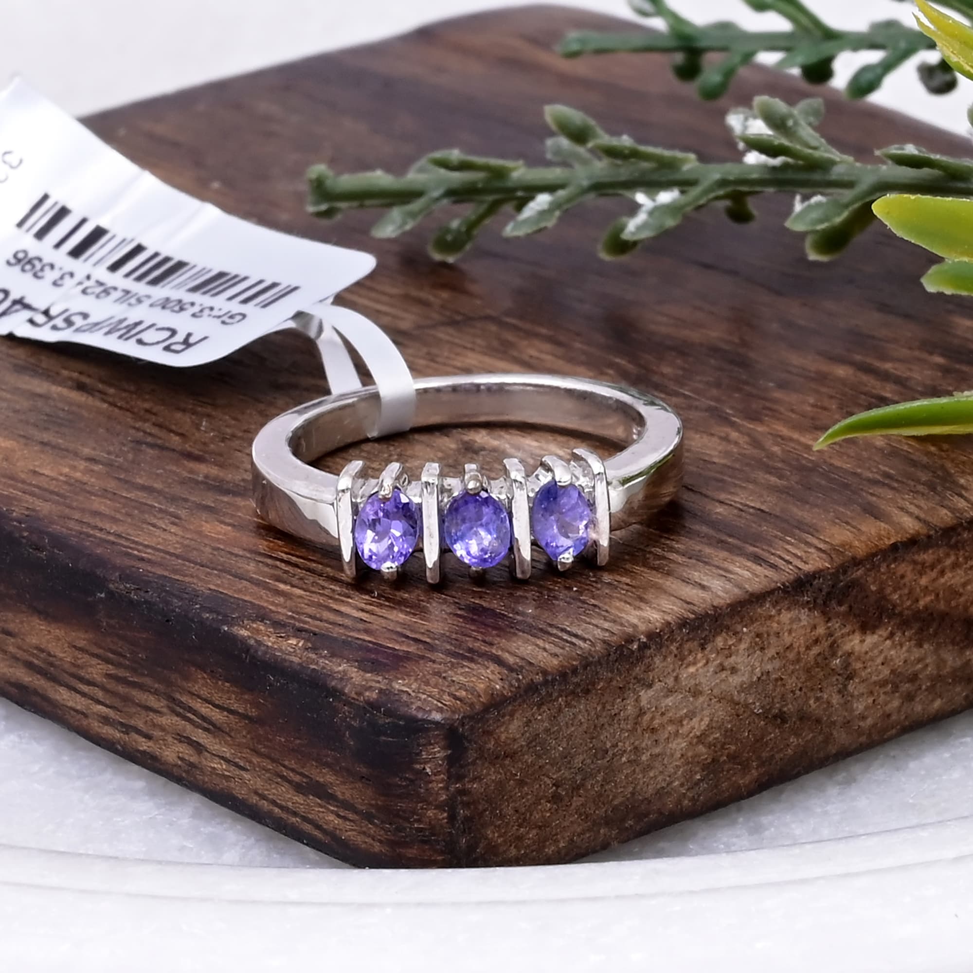 Trinity Tanzanite Ring