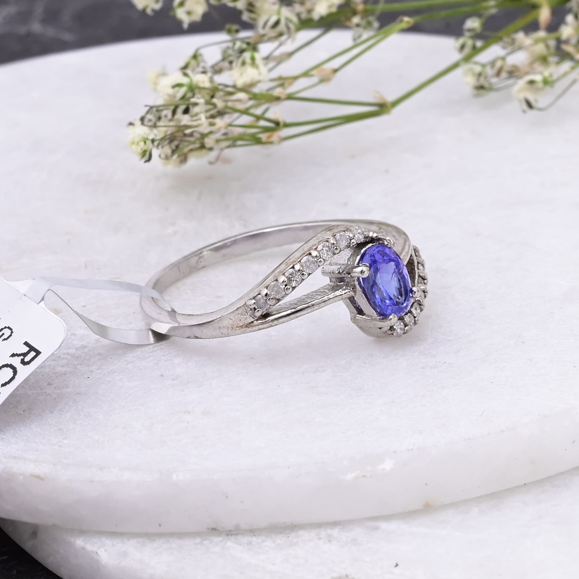 Twilight Embrace Tanzanite Ring alternate view