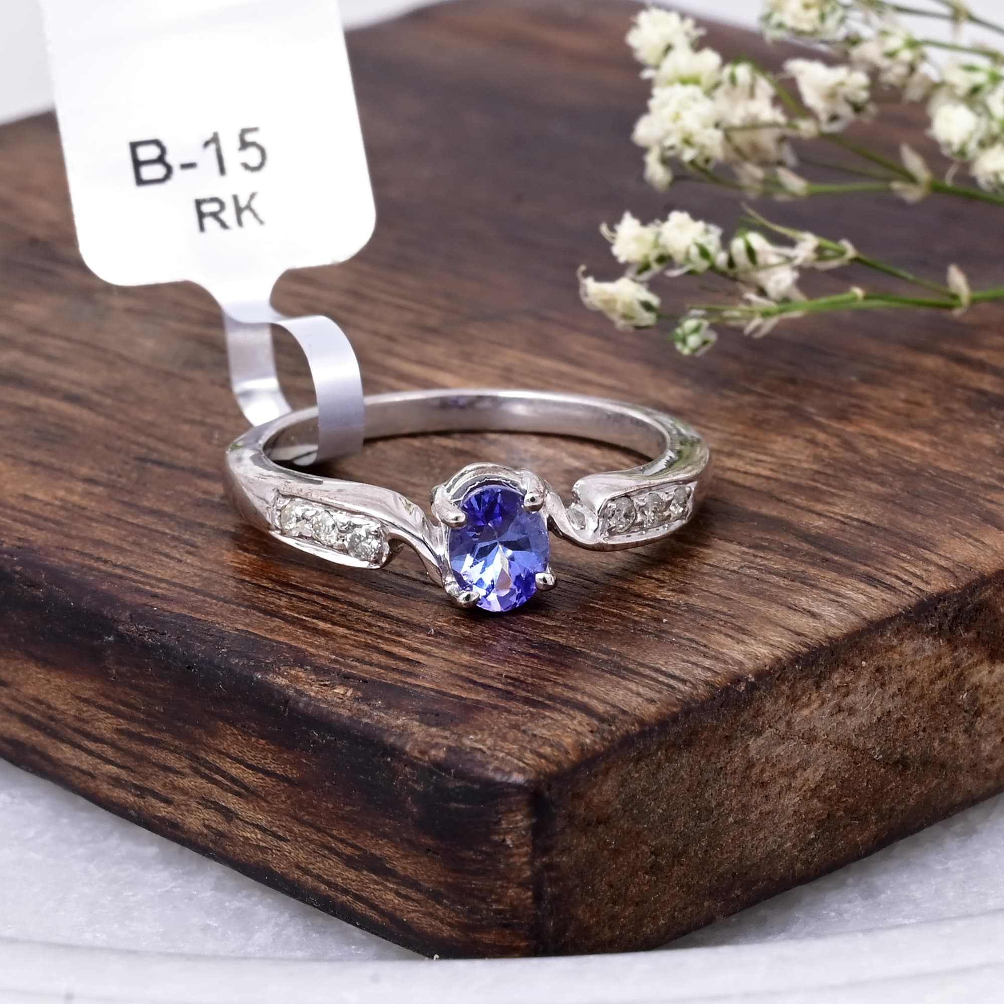 Twilight Grace Tanzanite Ring