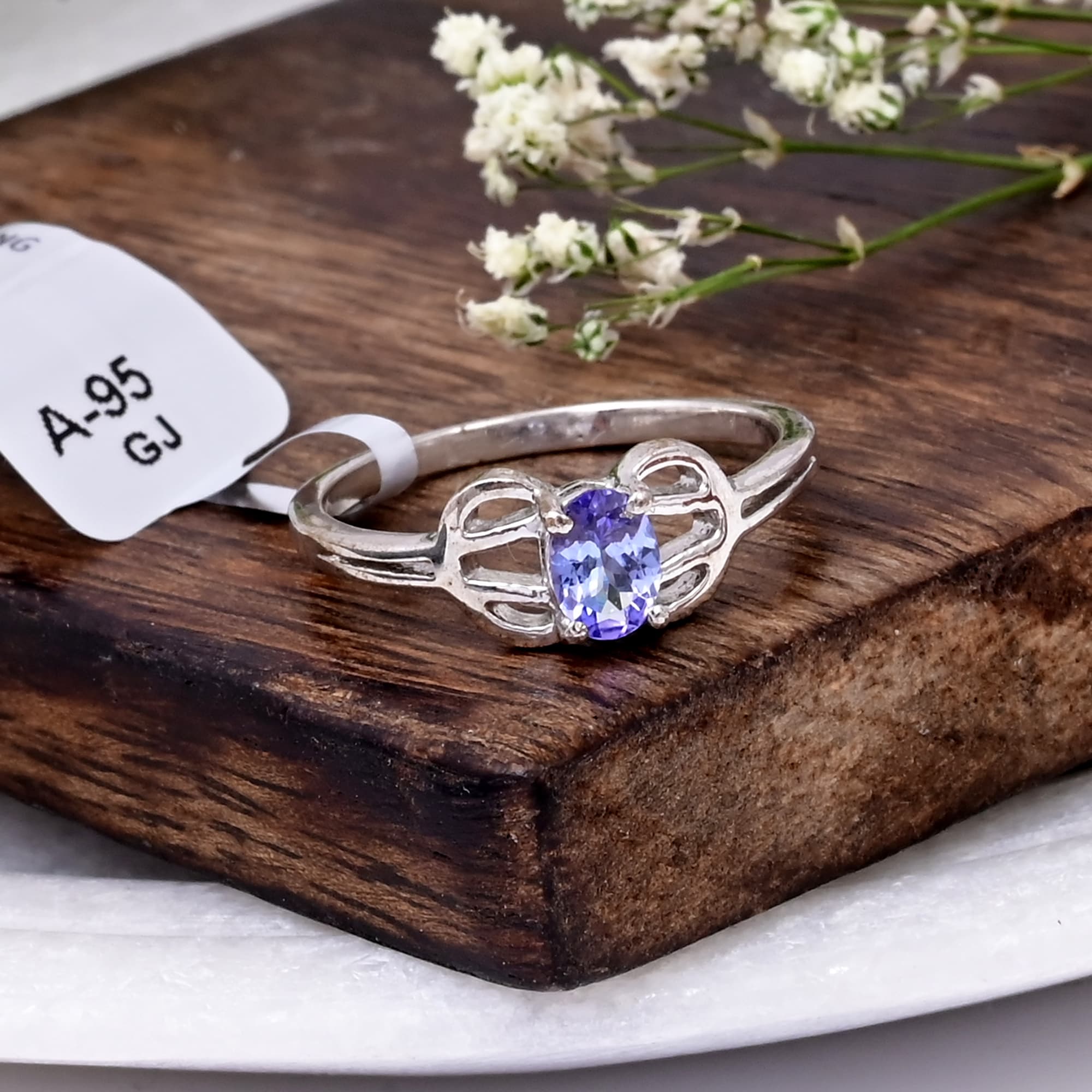 Infinity Bloom Tanzanite Ring