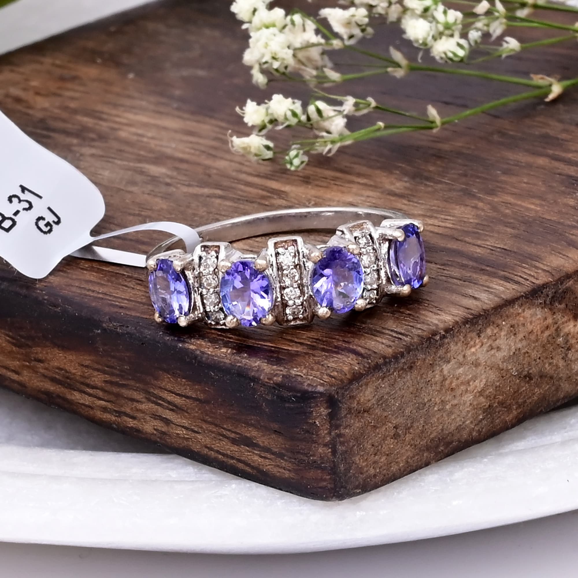 Royal Tanzanite Harmony Ring