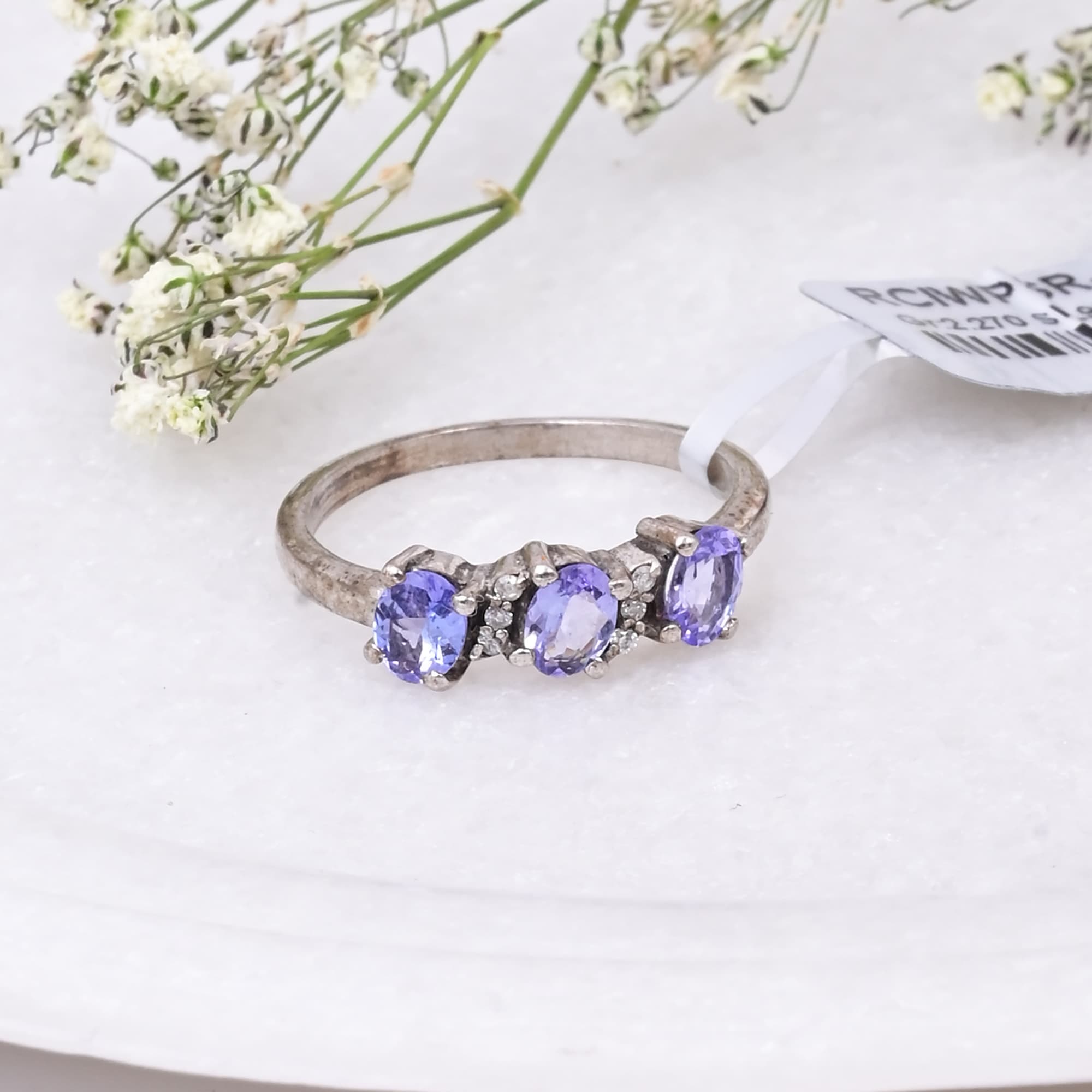 Trinity Glow Tanzanite Ring alternate view