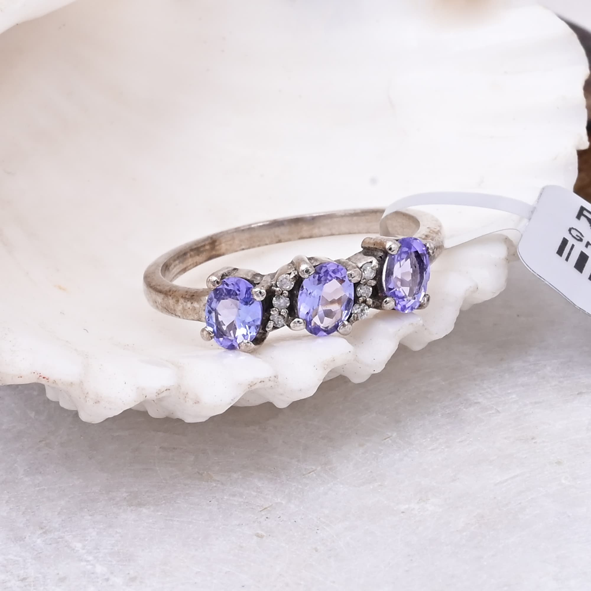 Trinity Glow Tanzanite Ring
