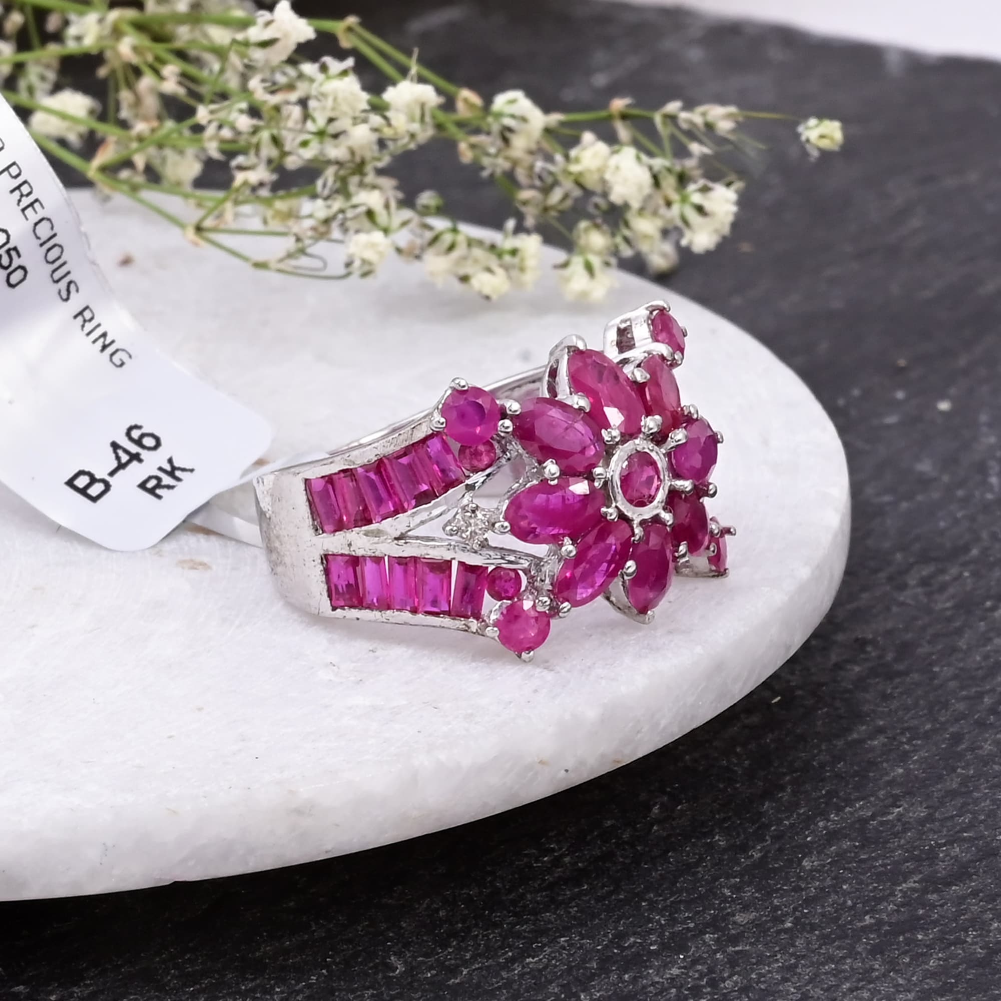 Ruby Blossom Royale Ring