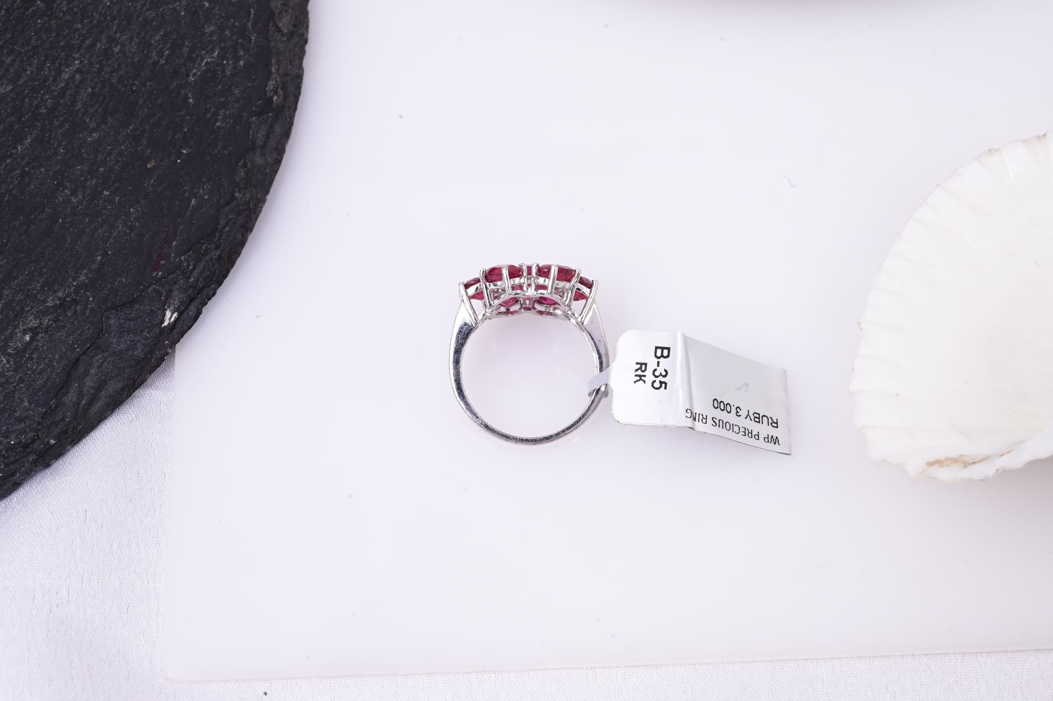Ruby Starburst Ring