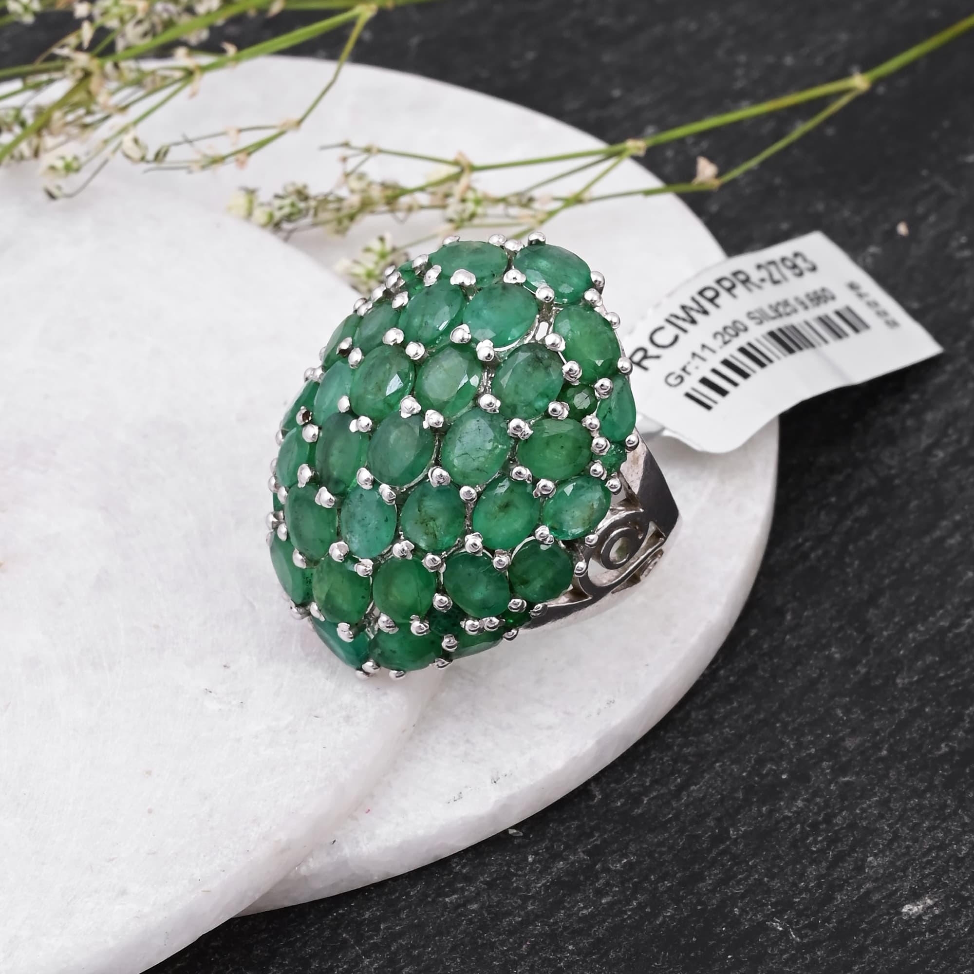 Emerald Majesty Dome Ring alternate view
