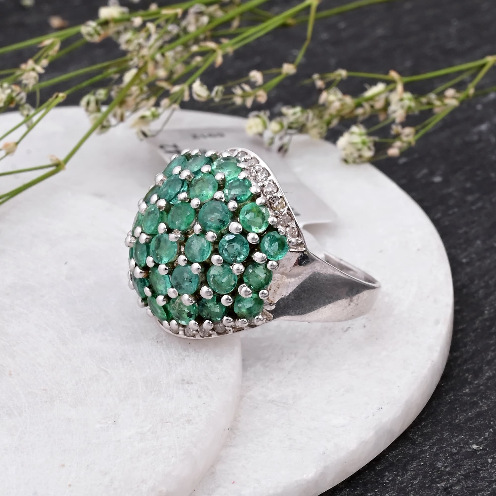 Emerald Dome Elegance Ring alternate view