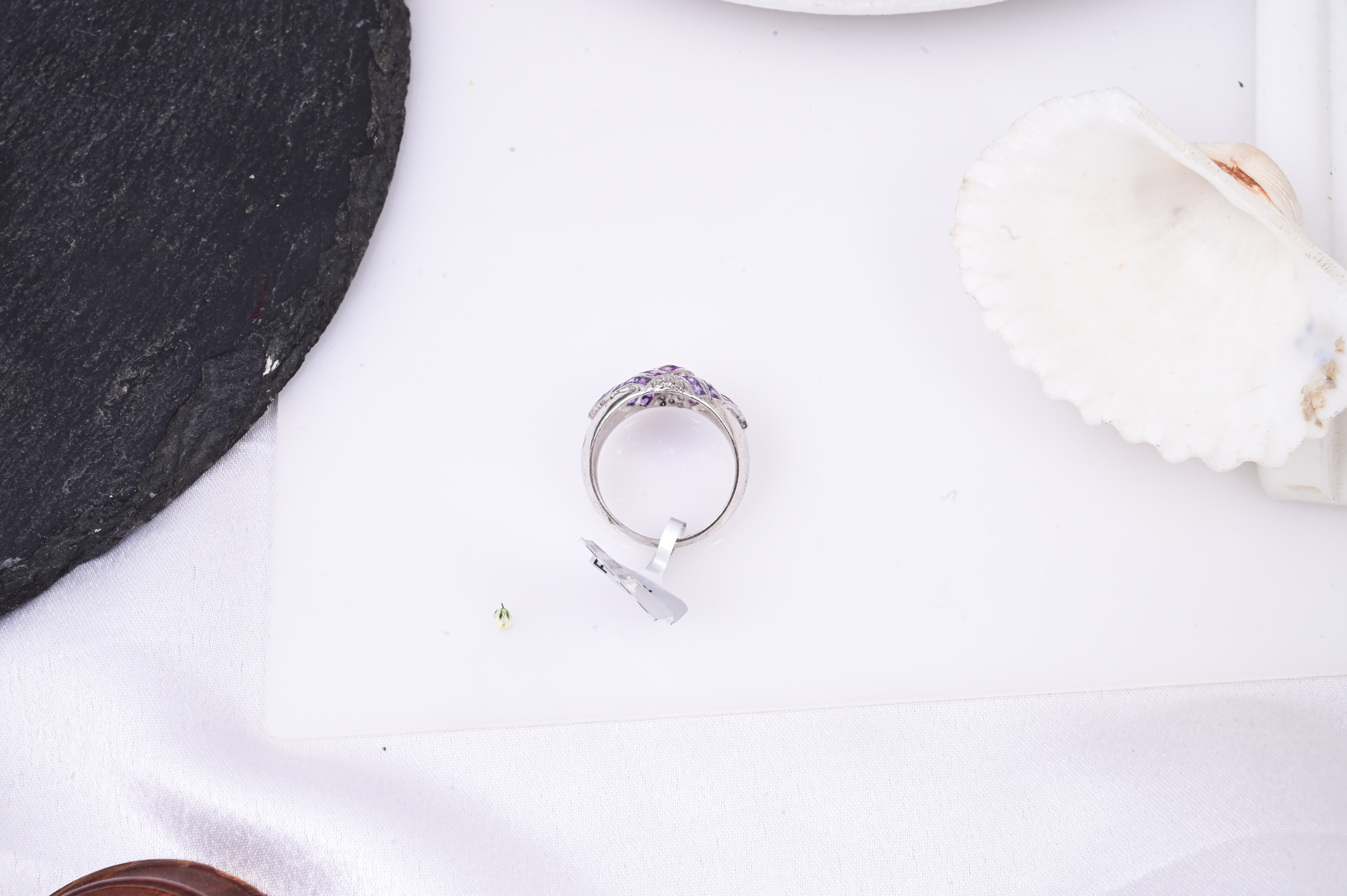 Twilight Sapphire Mosaic Ring
