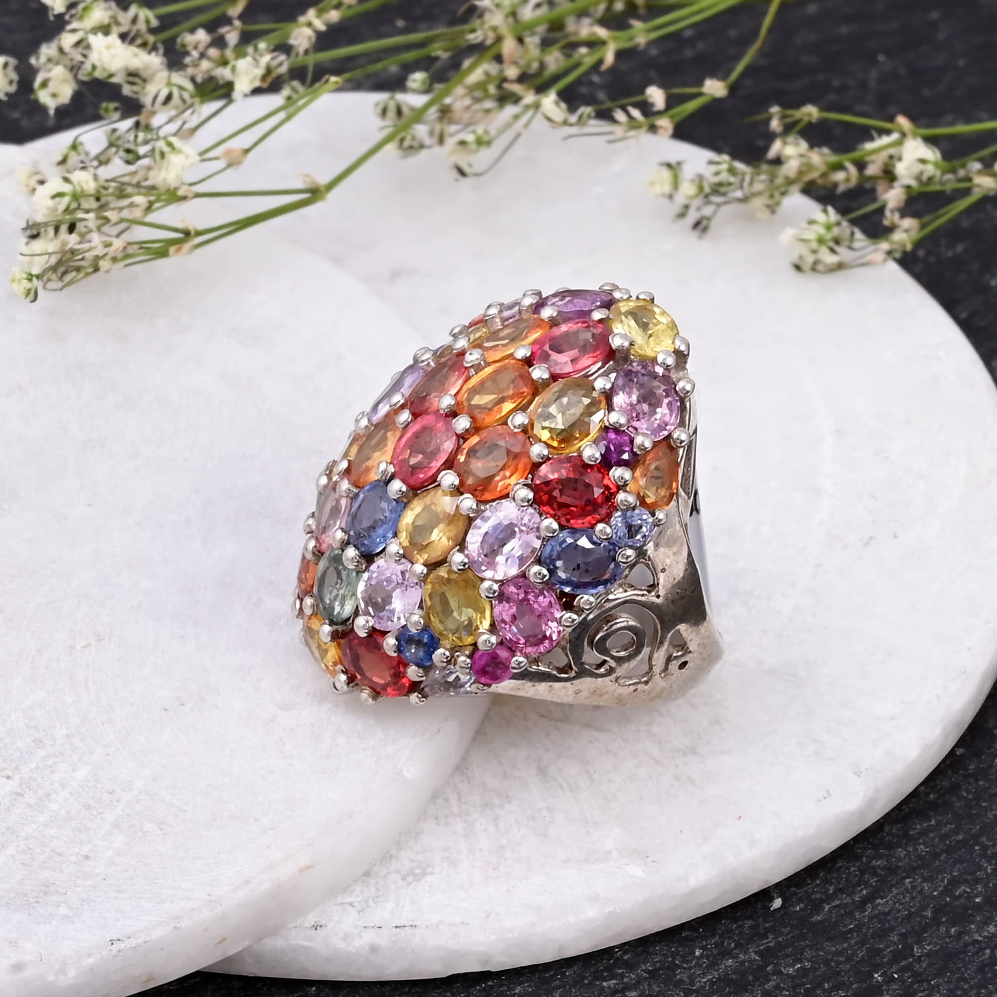 Royal Kaleidoscope Sapphire Ring