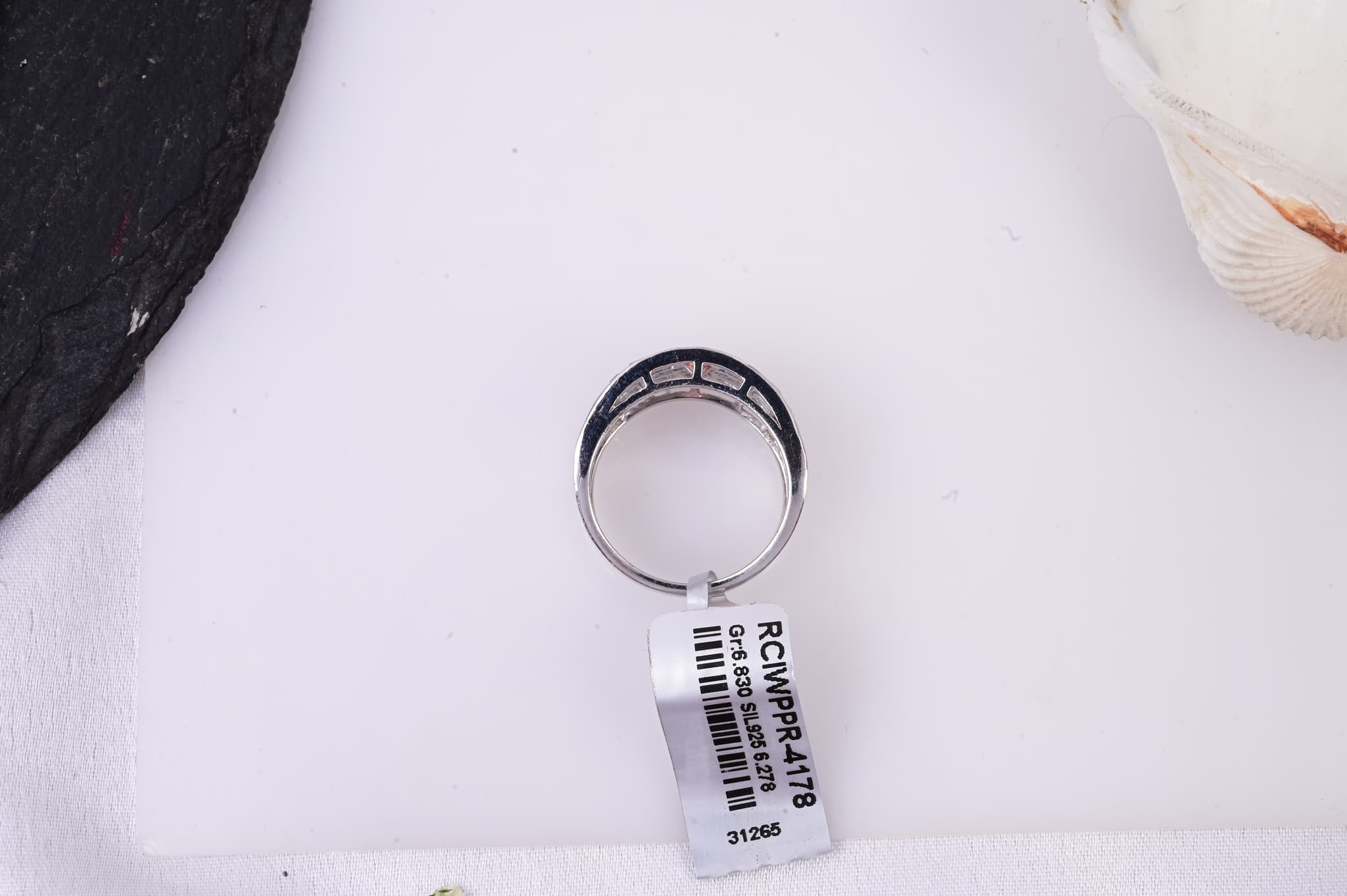 Rainbow Sapphire Mosaic Ring