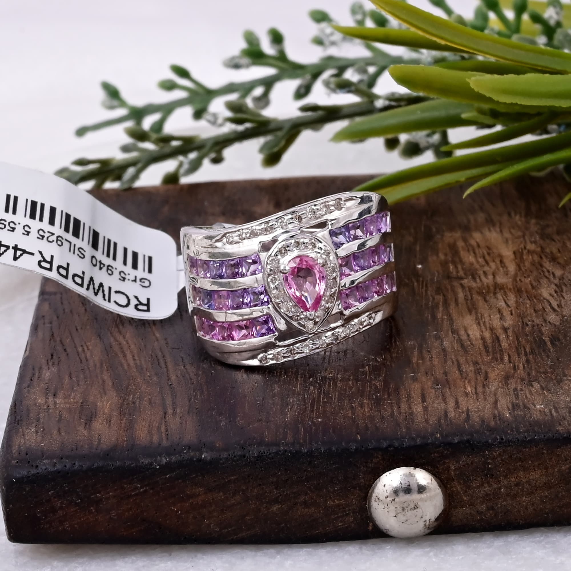 Twilight Sapphire Elegance Ring