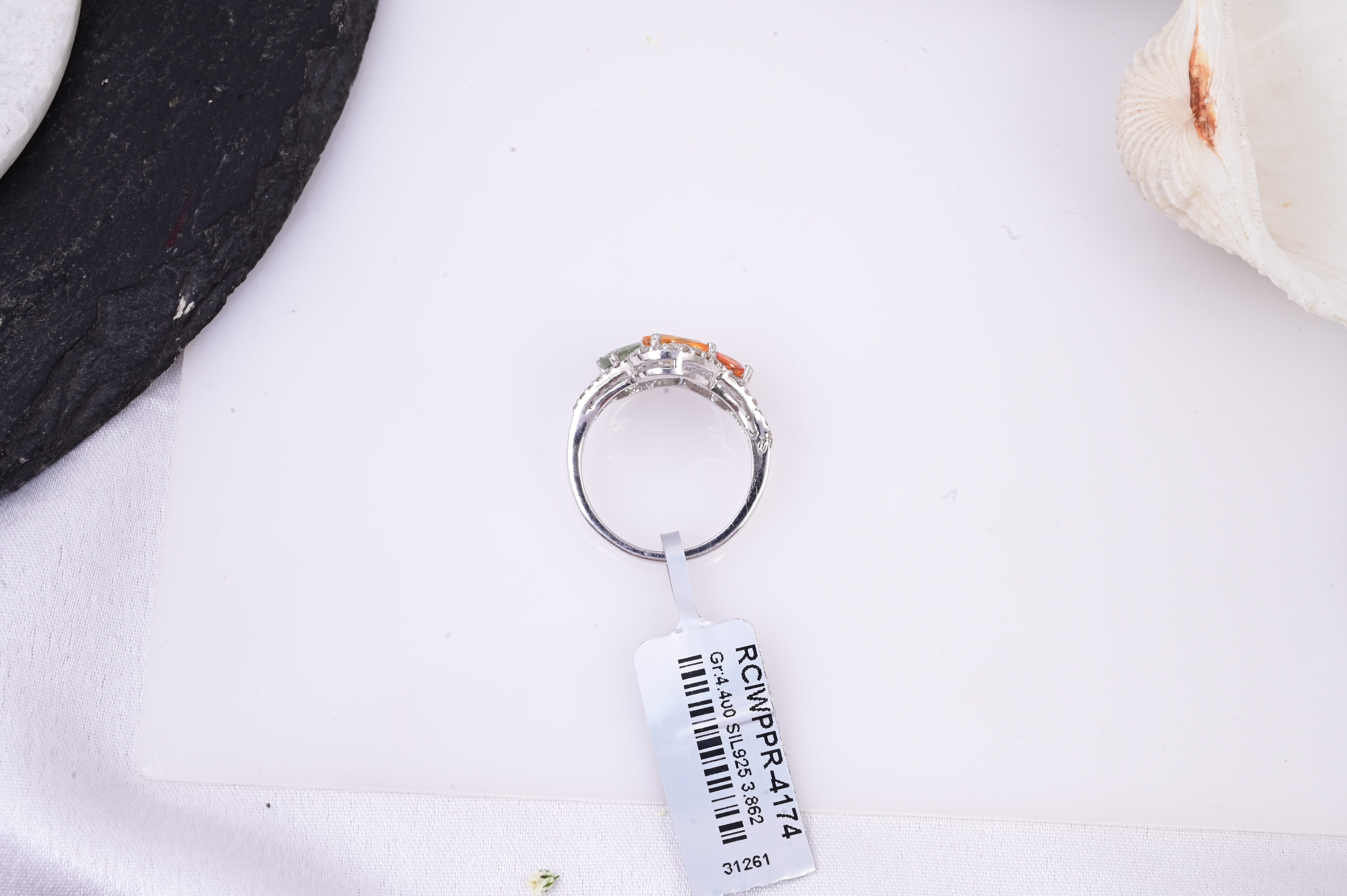 Aurora Trinity Sapphire Ring
