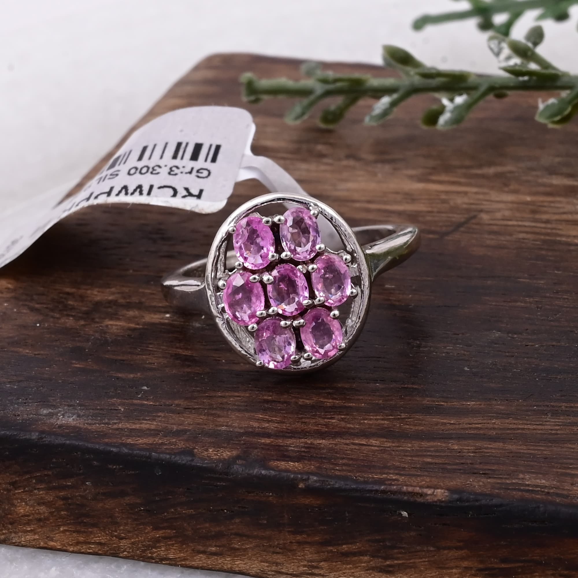 Rosé Blossom Pink Sapphire Ring