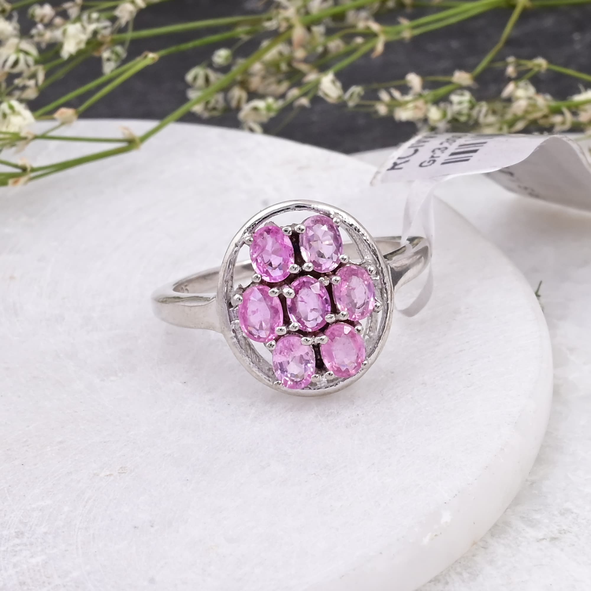 Rosé Blossom Pink Sapphire Ring