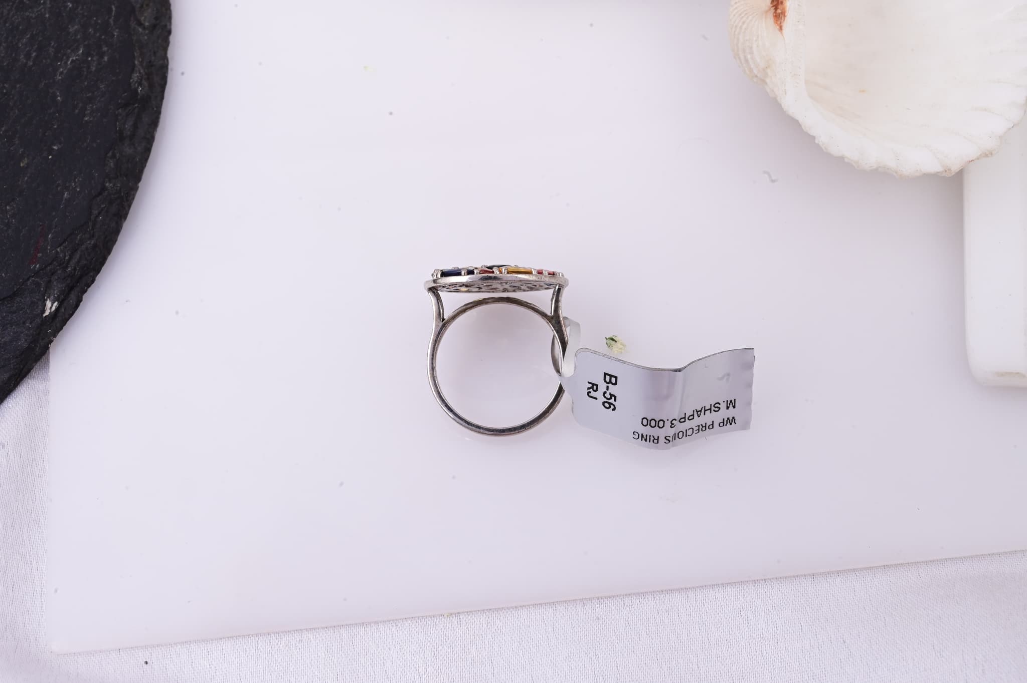 Mosaic Harmony Multi Sapphire Ring