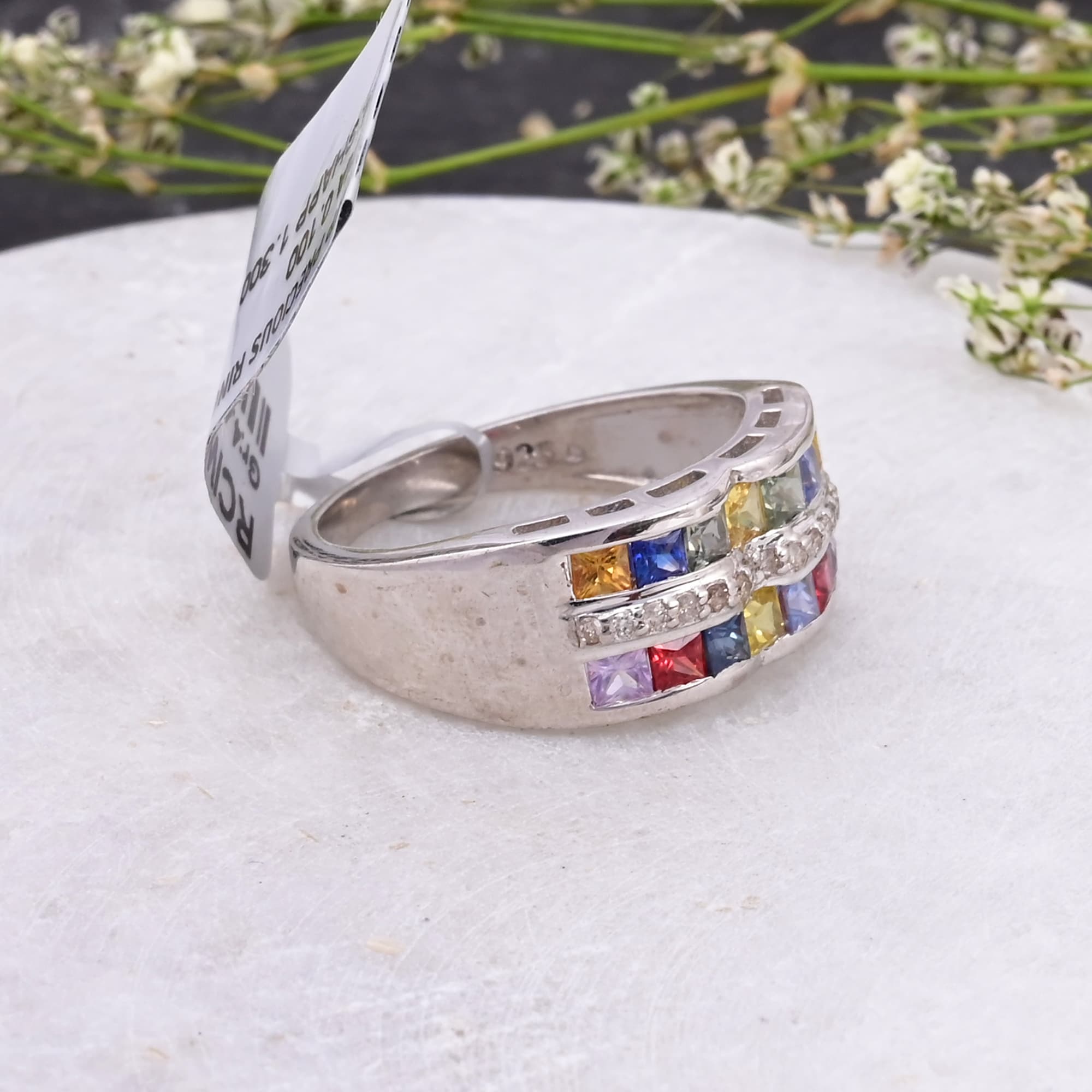 Spectrum Royale Multi Sapphire Ring