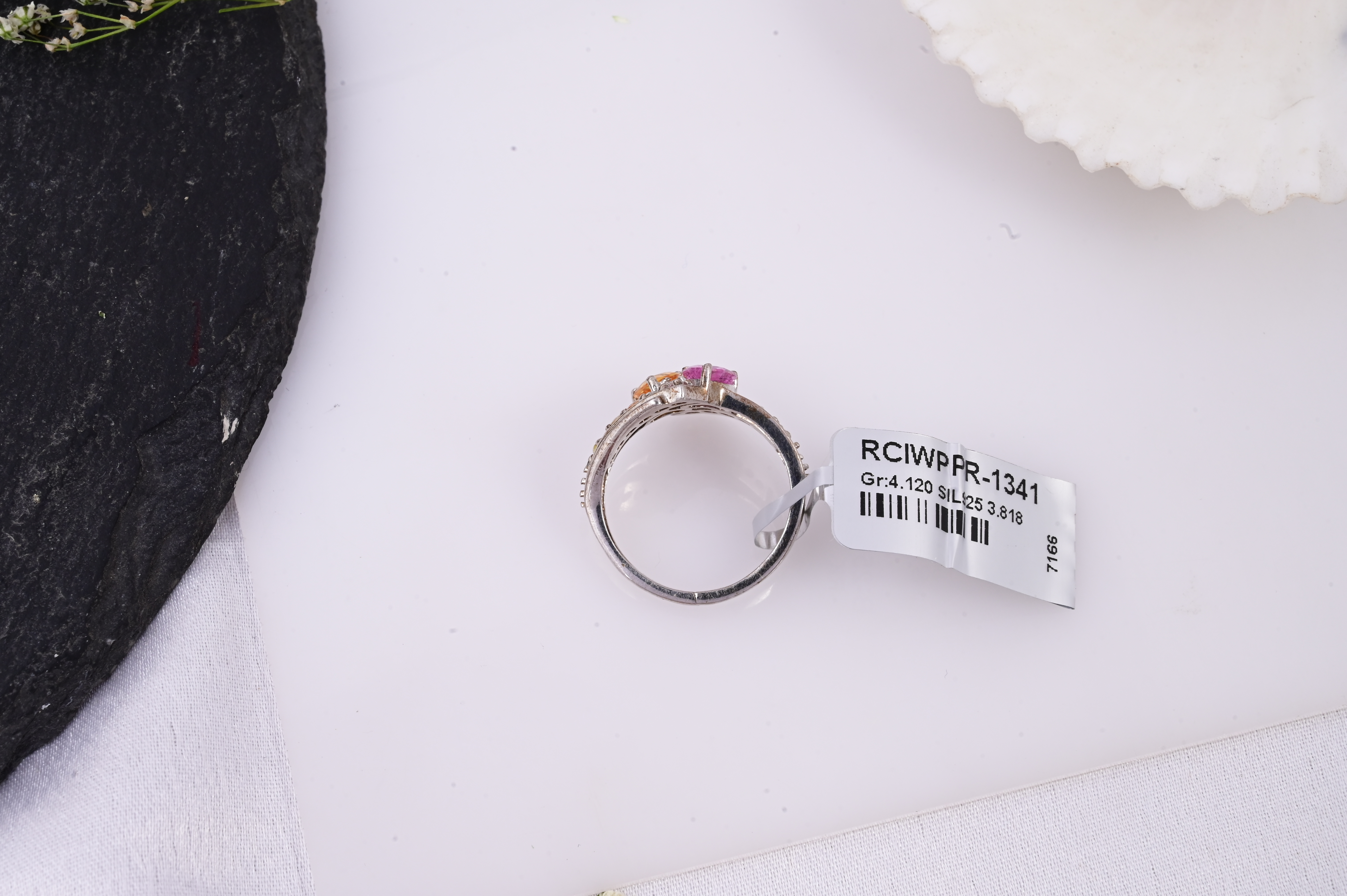 Sweetheart Spectrum Sapphire Ring