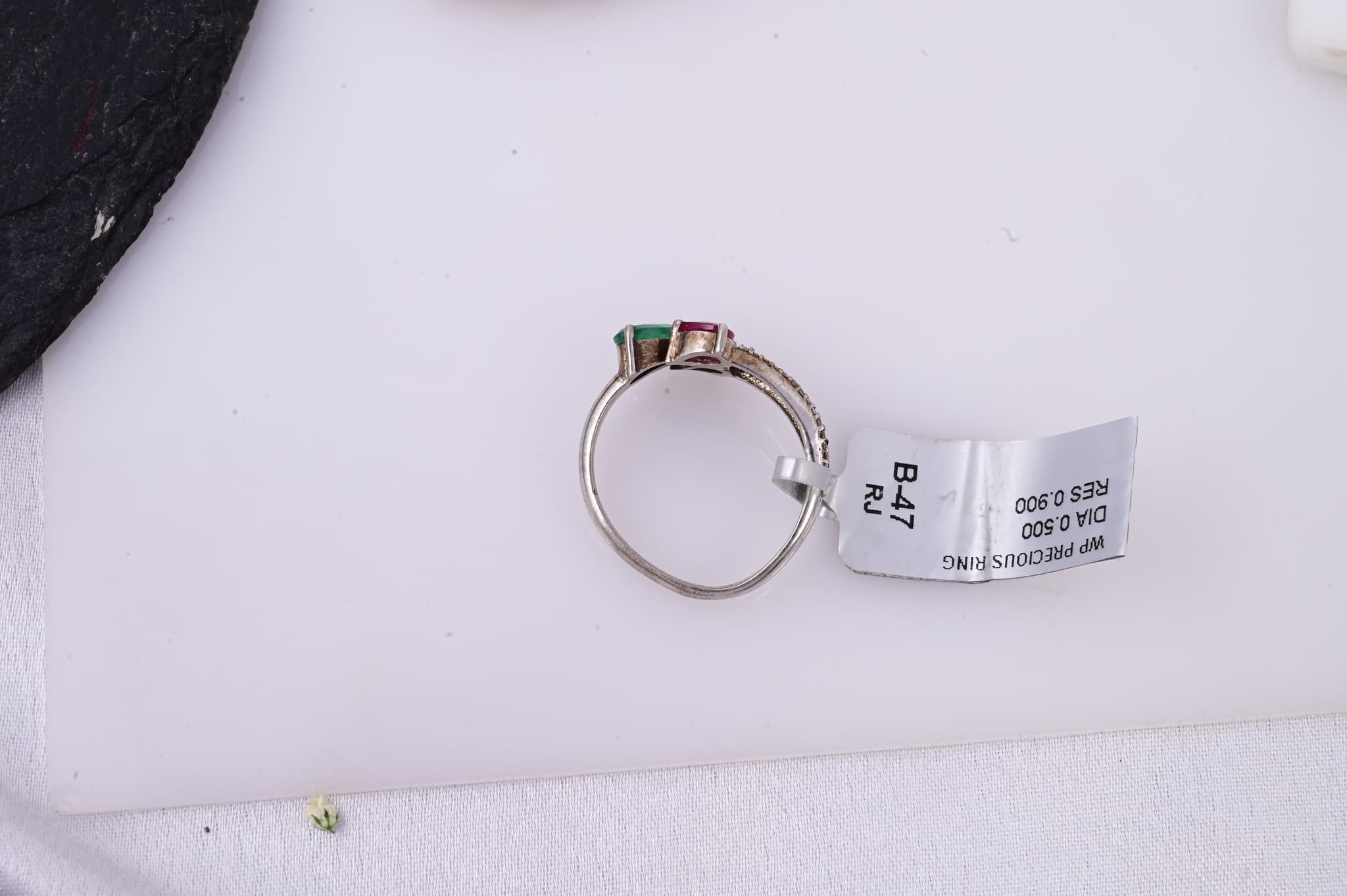 Trinity Harmony Gemstone Ring