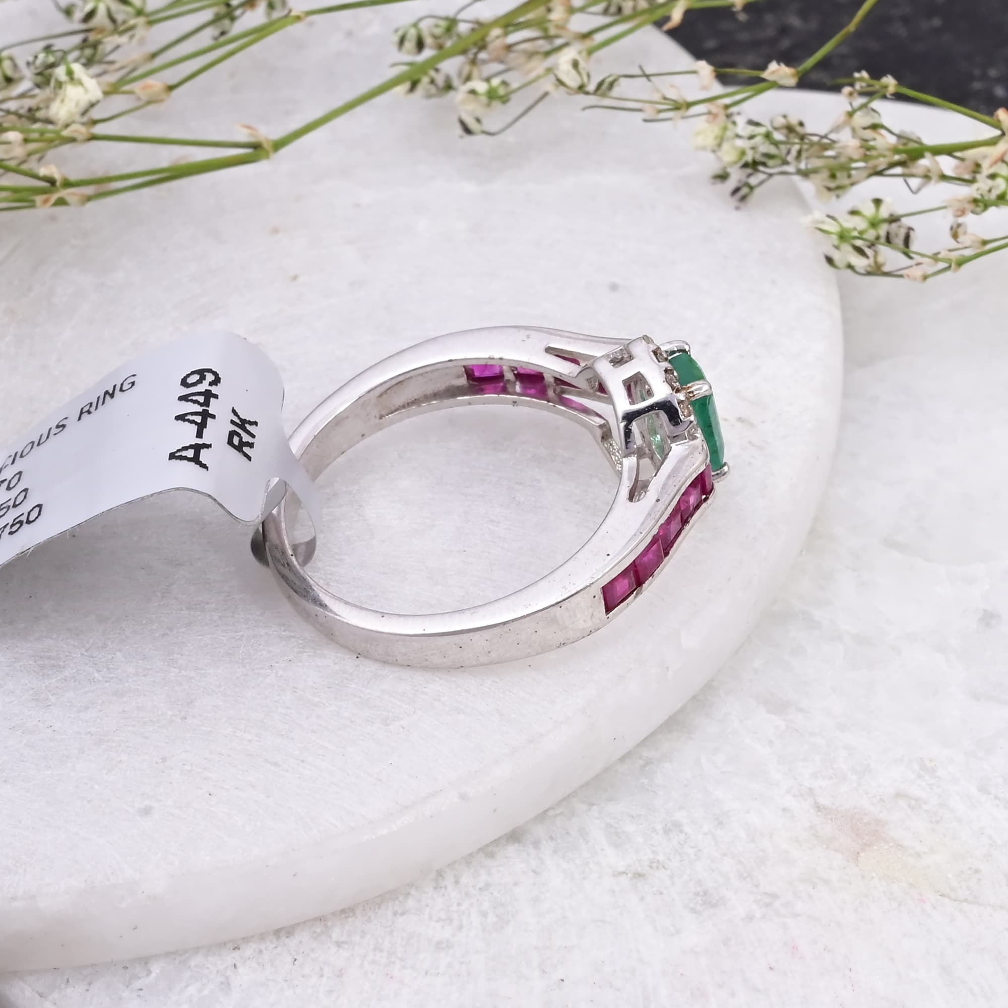 Royal Harmony Emerald & Ruby Ring