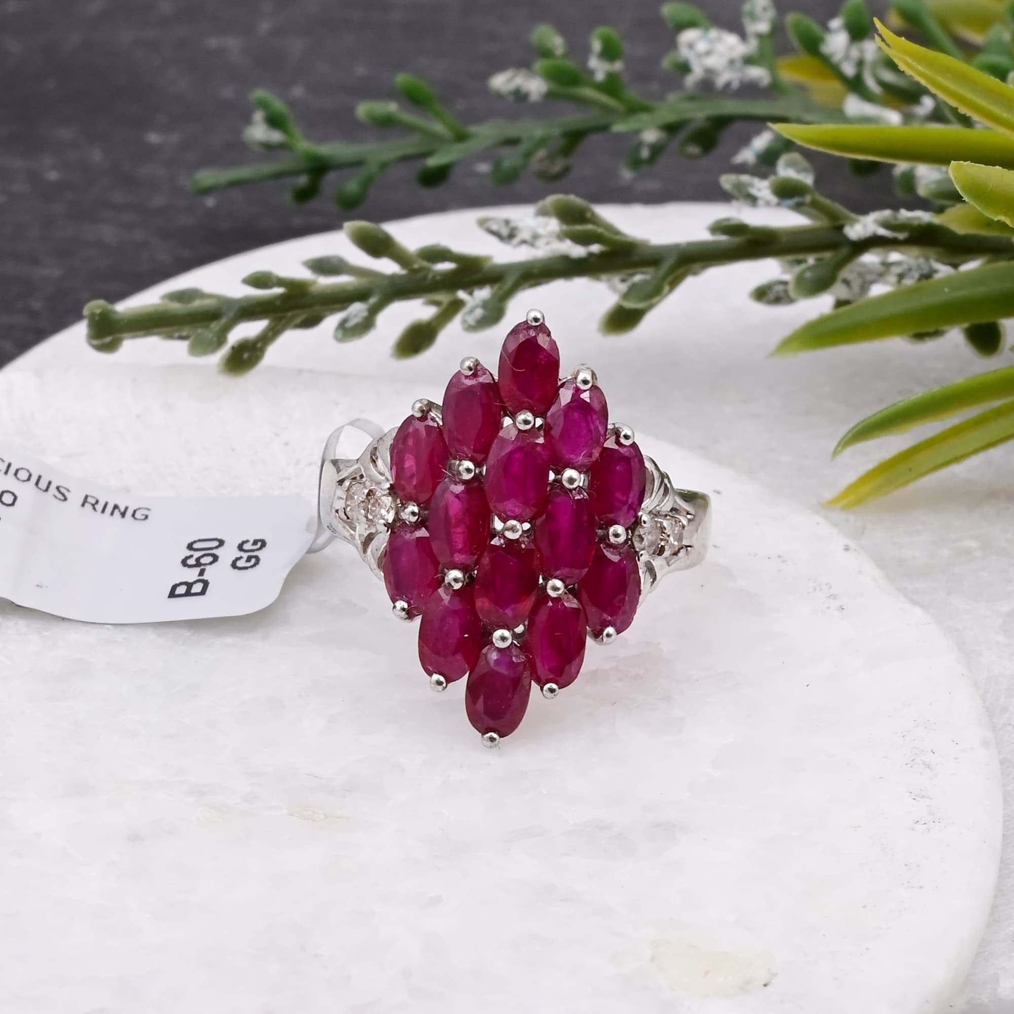 Crimson Marquis Ruby Ring