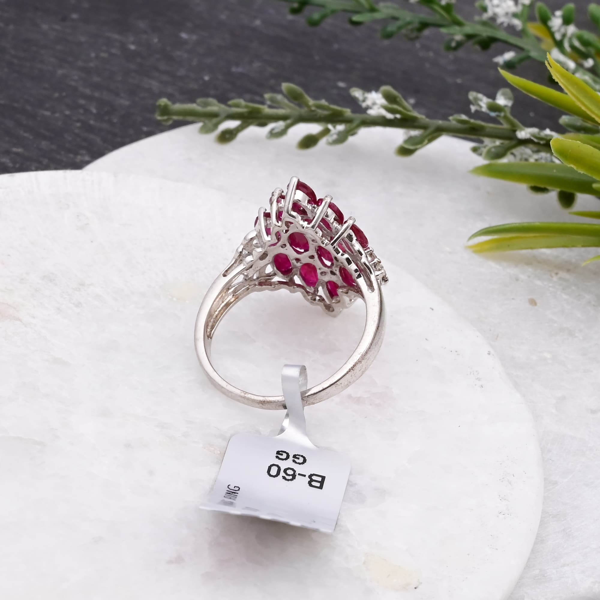Crimson Marquis Ruby Ring
