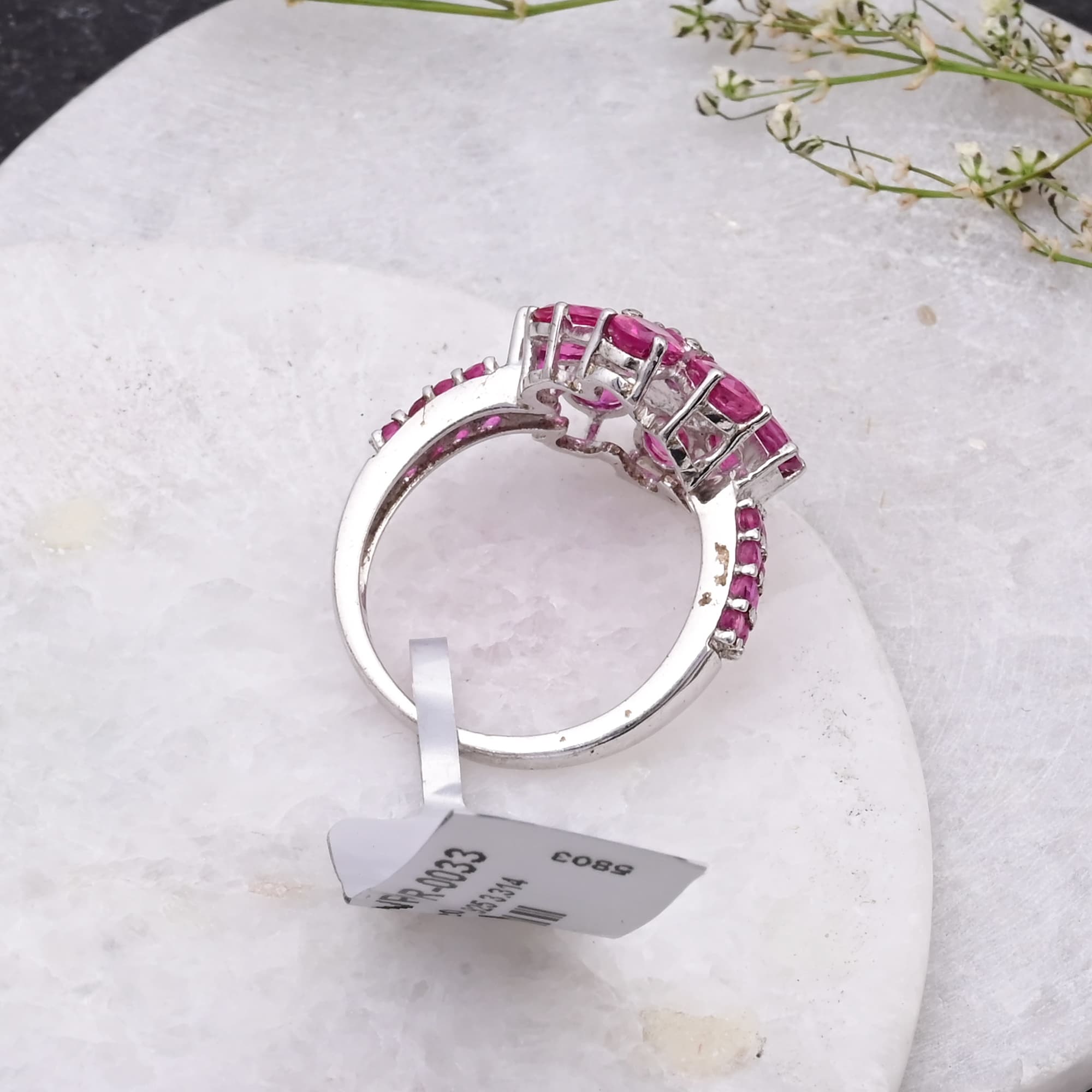 Royal Ruby Bloom Ring