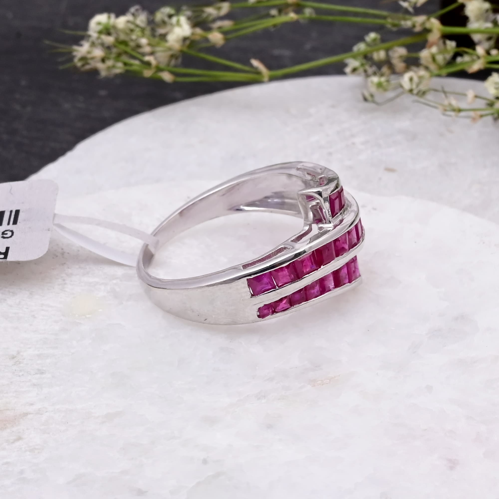 Ruby Ribbon Wrap Ring alternate view