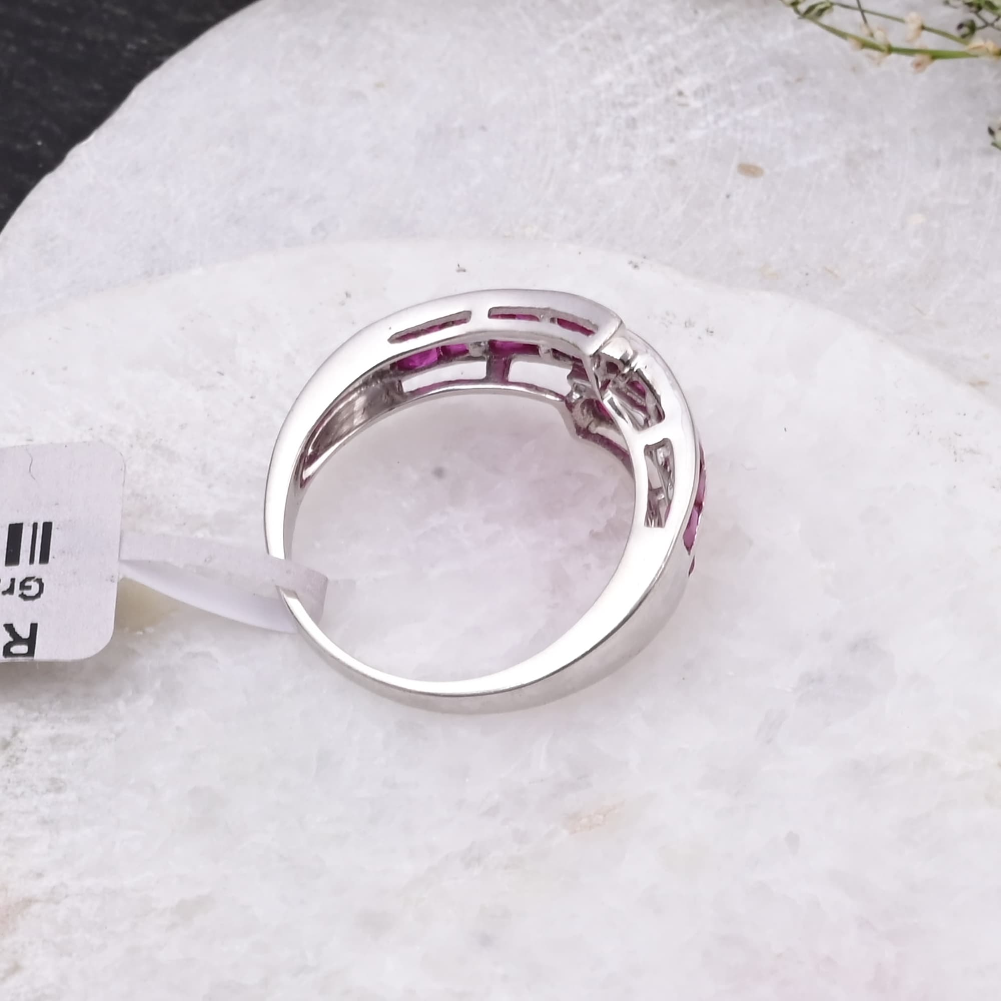 Ruby Ribbon Wrap Ring