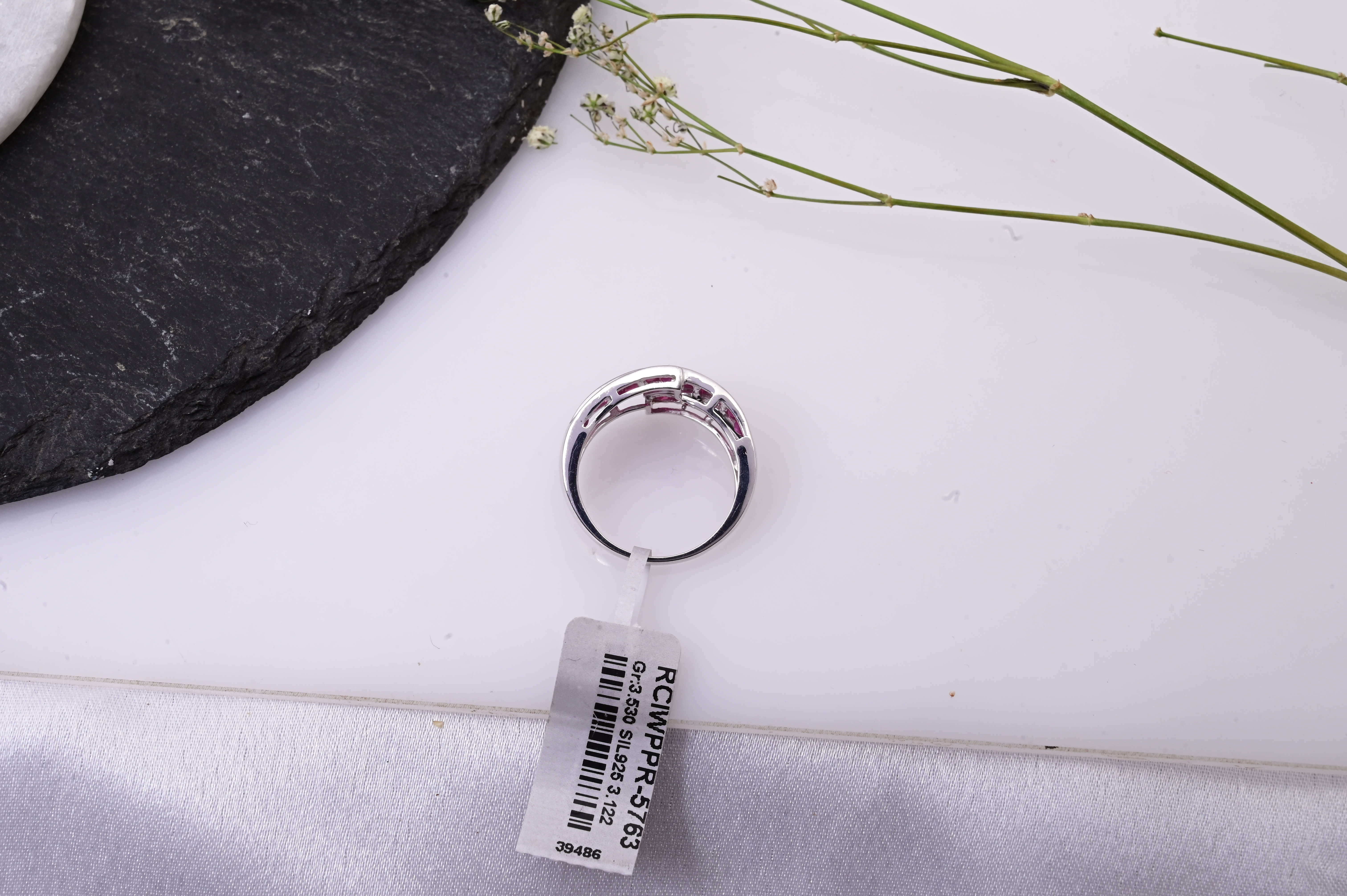 Ruby Ribbon Wrap Ring