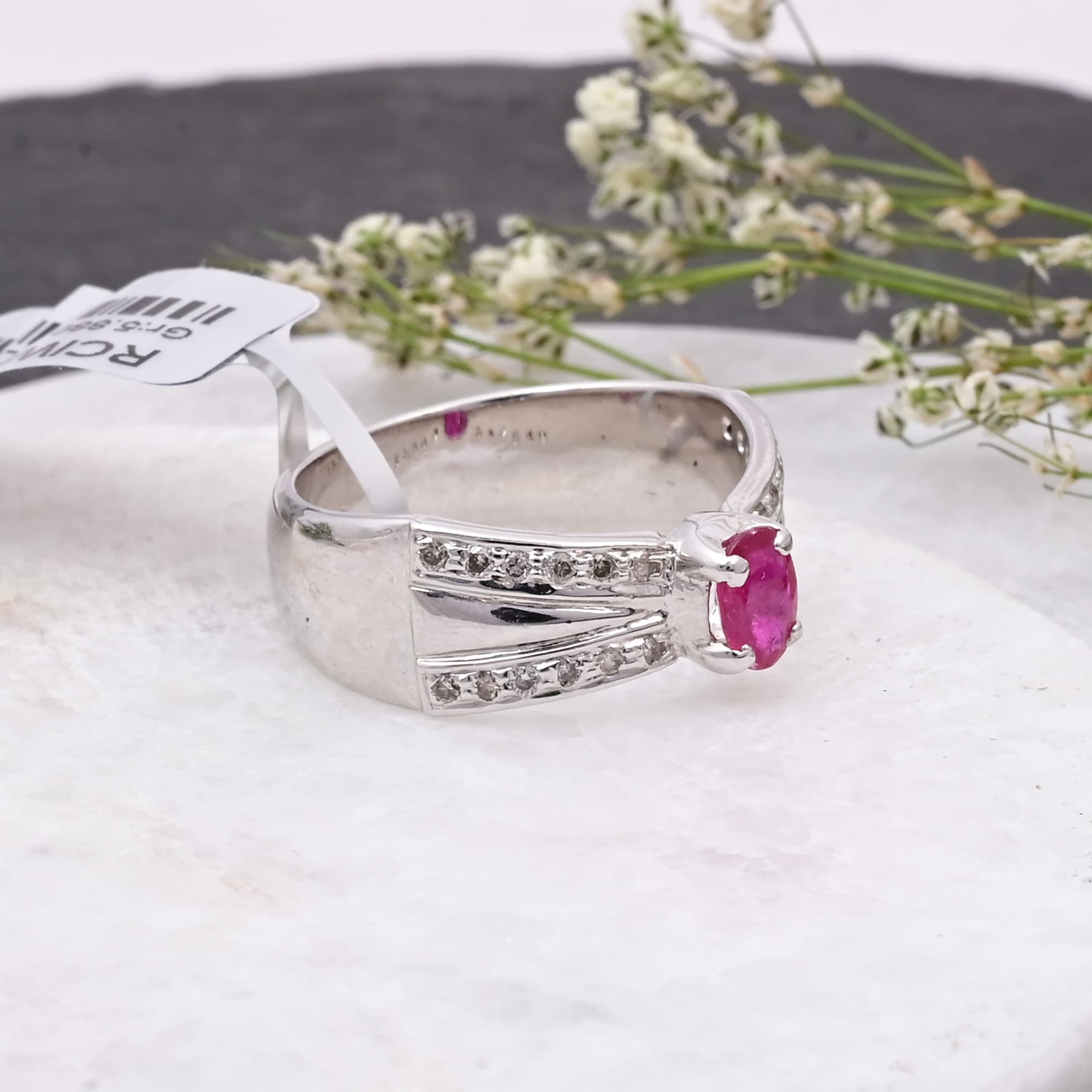 Ruby Grace Solitaire Ring alternate view