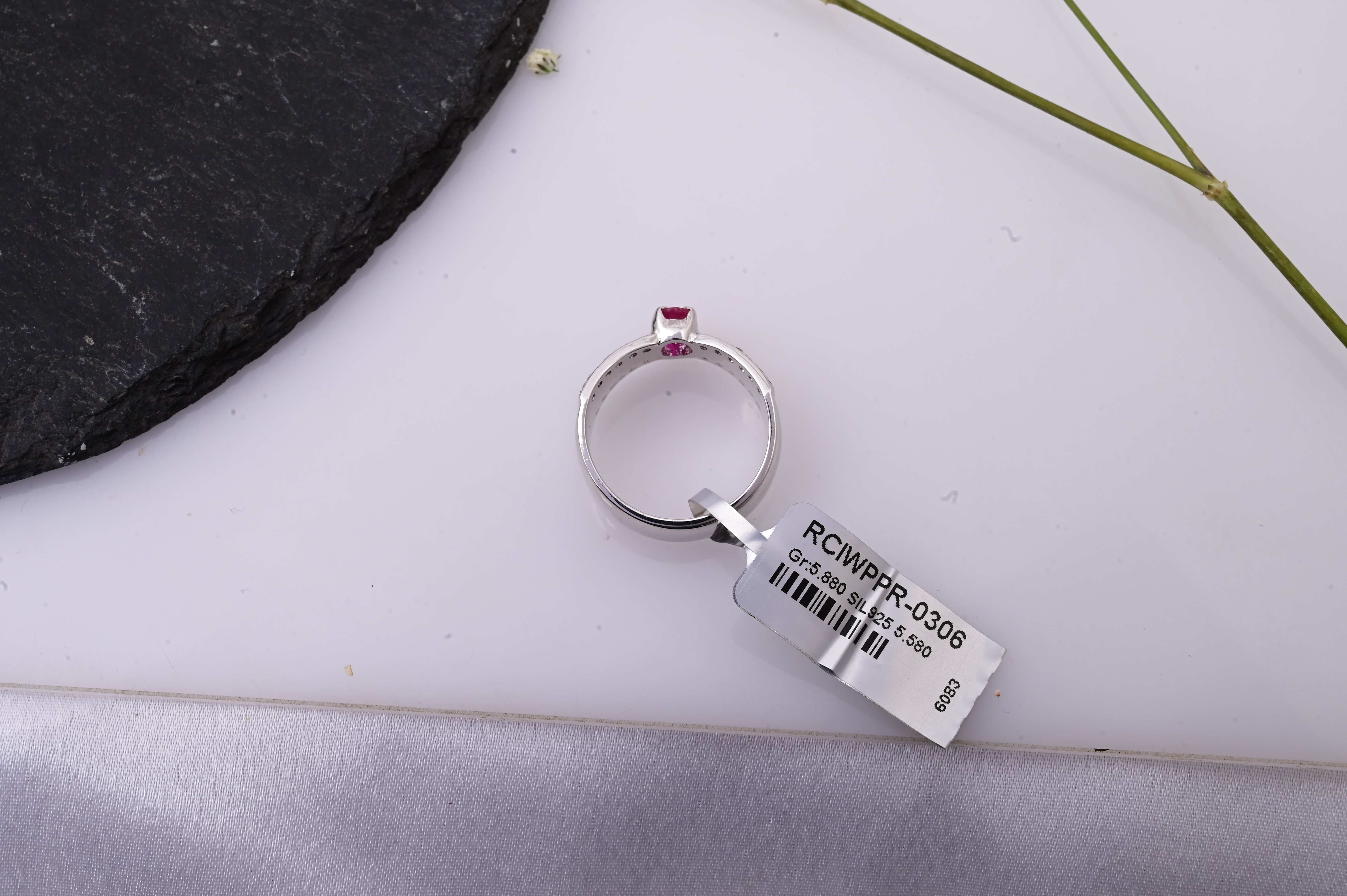 Ruby Grace Solitaire Ring