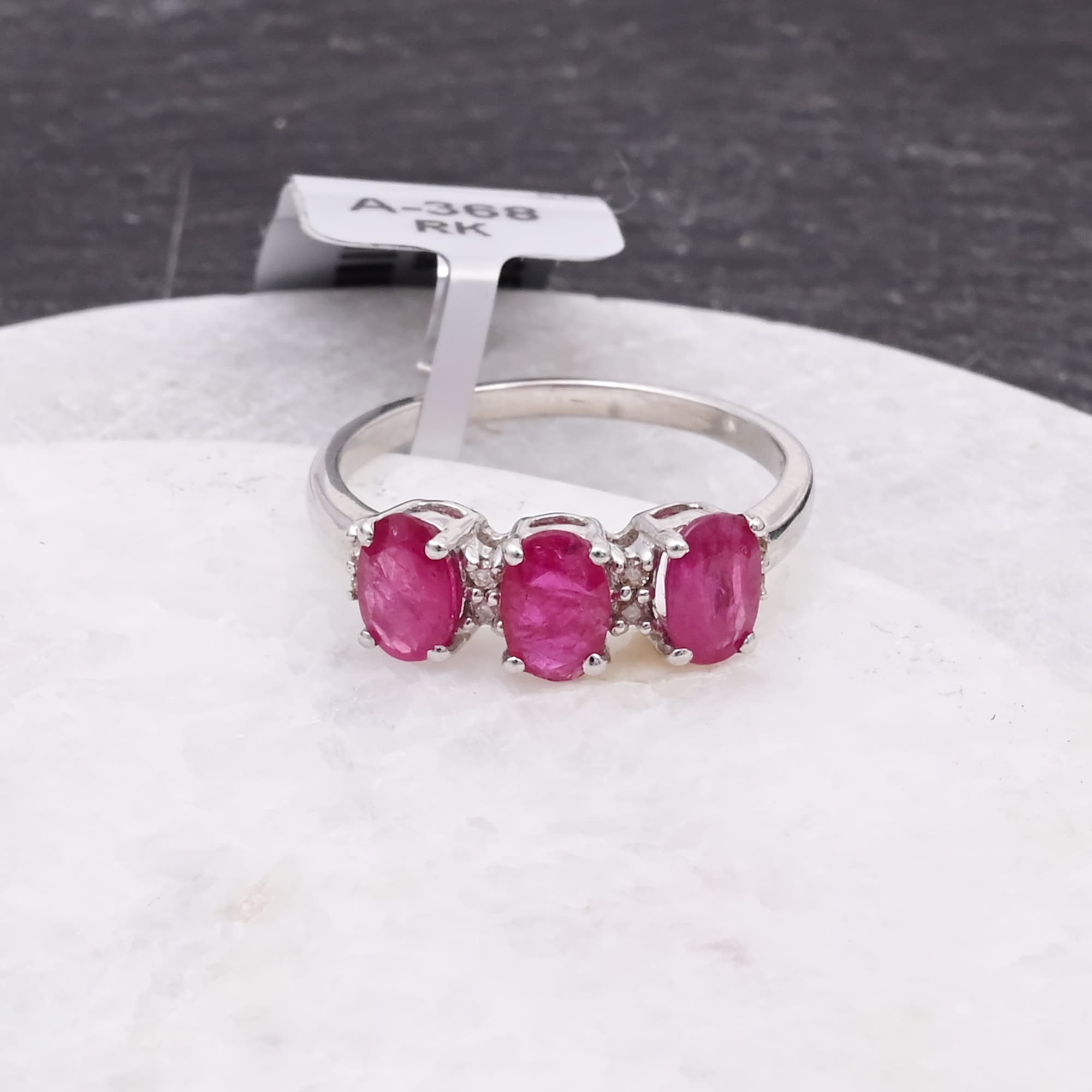 Ruby Trinity Classic Ring