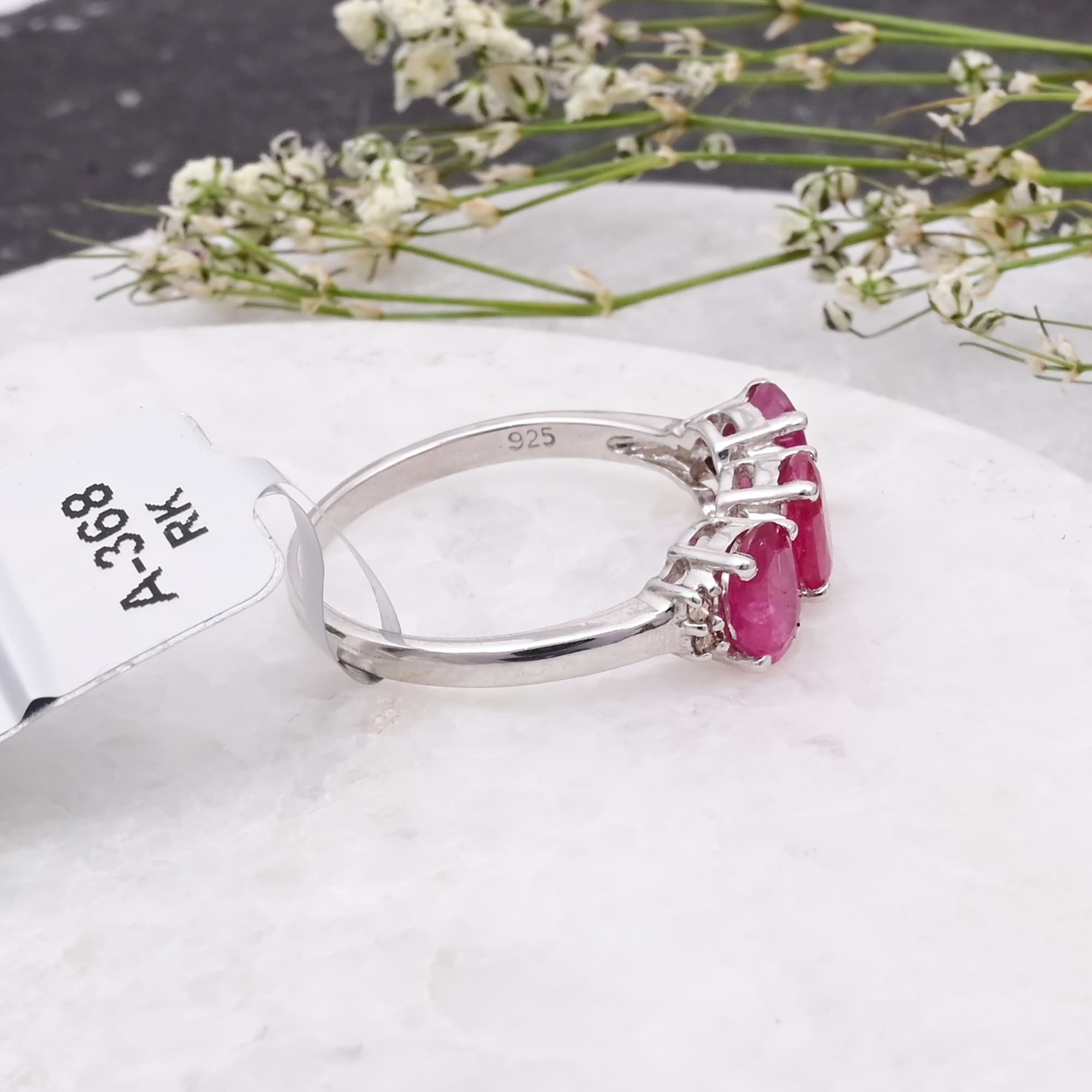 Ruby Trinity Classic Ring