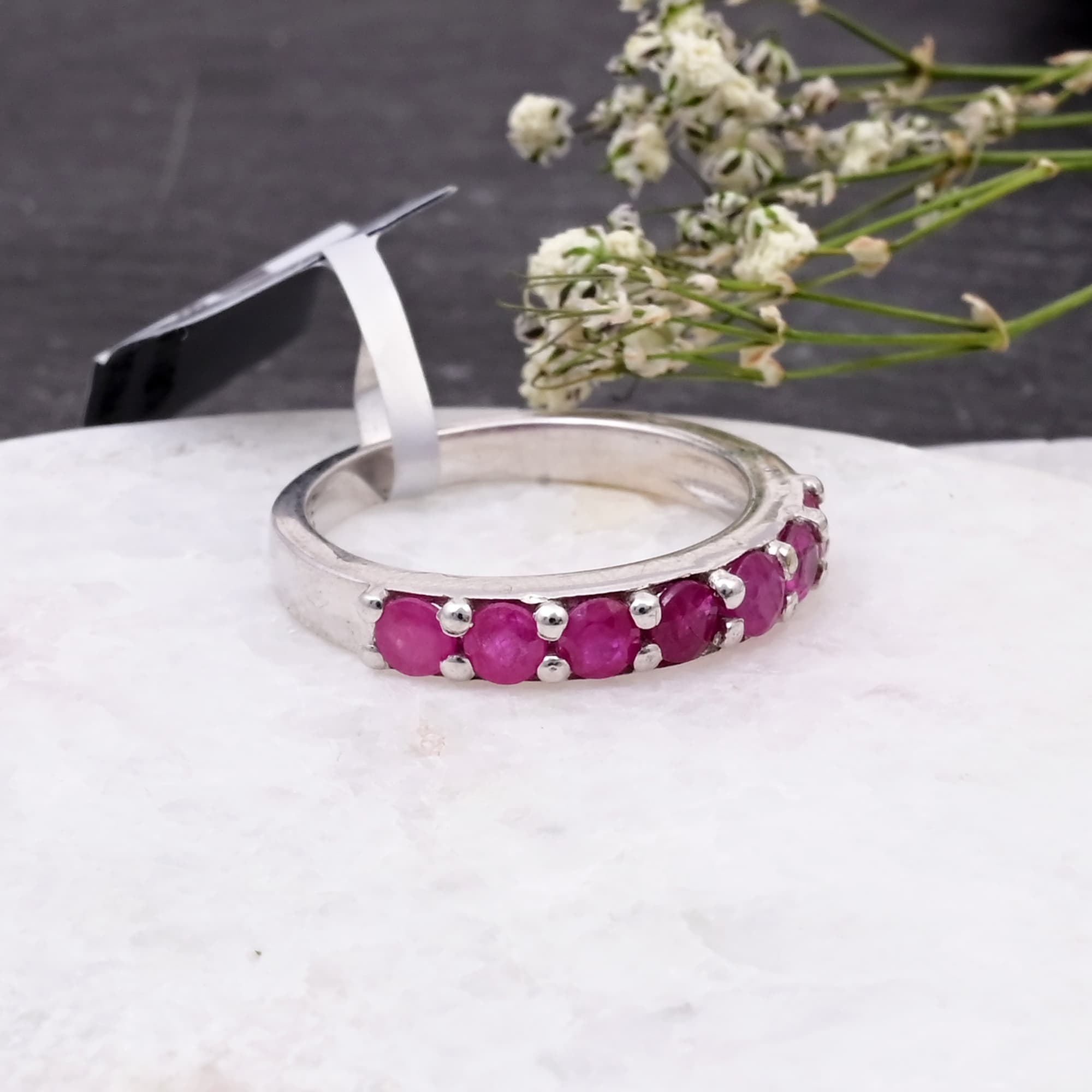 Ruby Eternity Band Ring