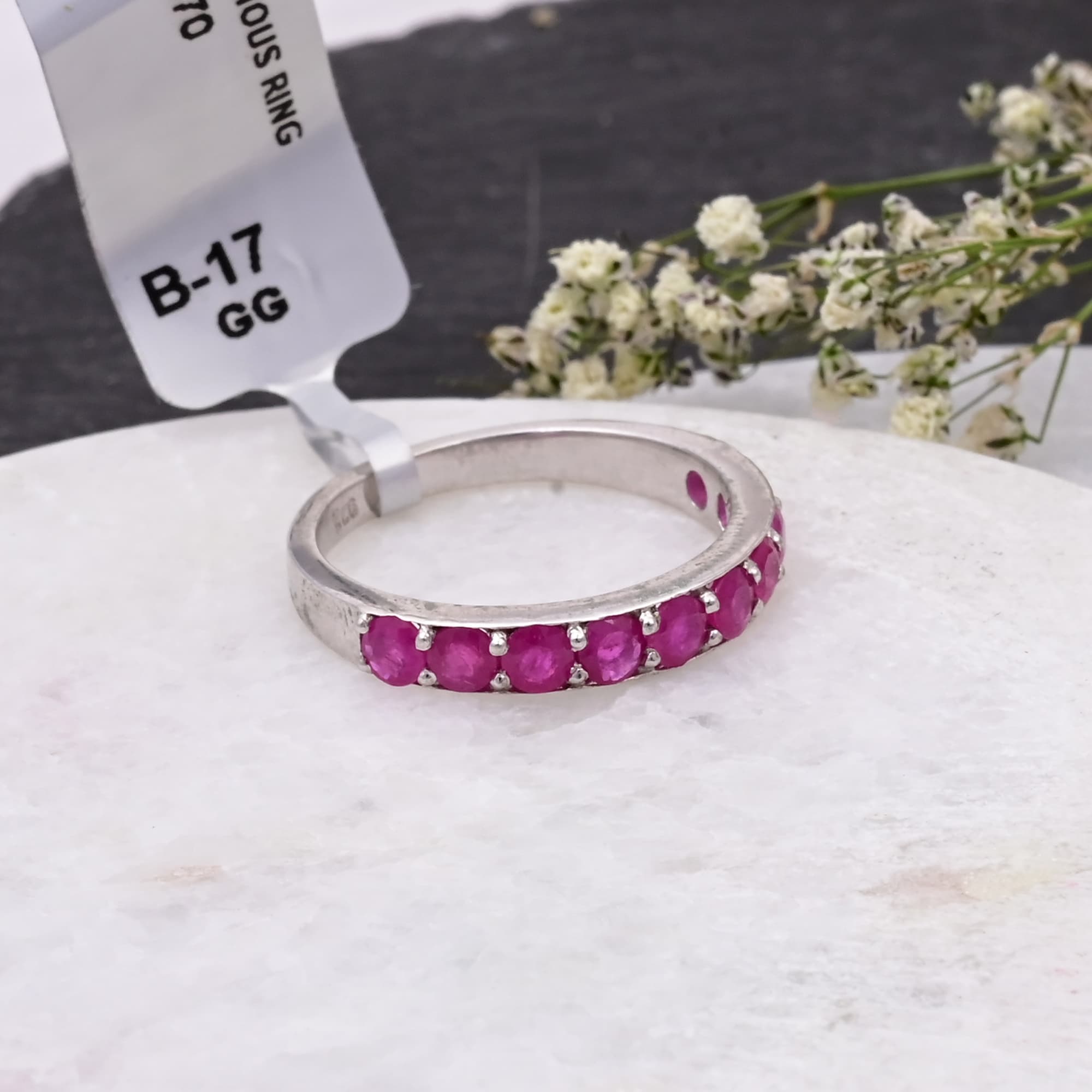 Ruby Eternity Band Ring