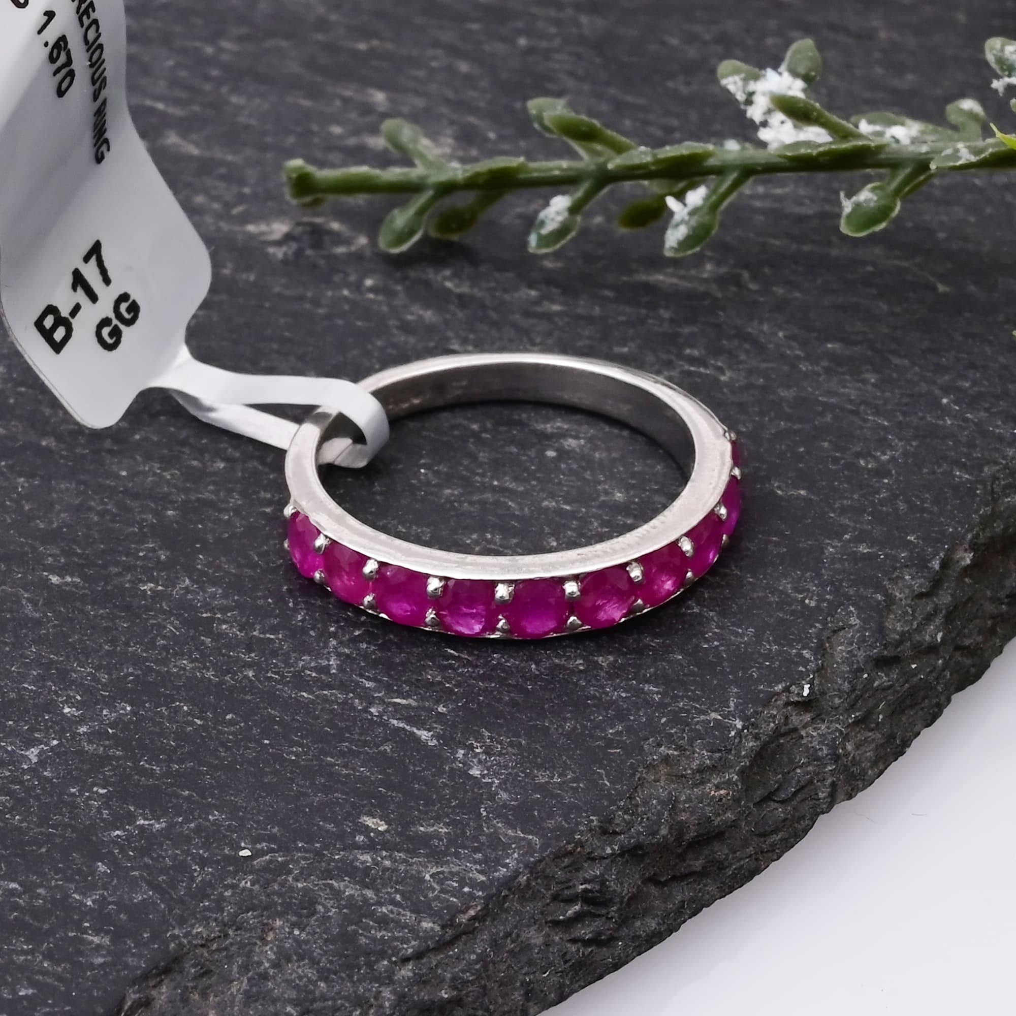 Ruby Eternity Band Ring